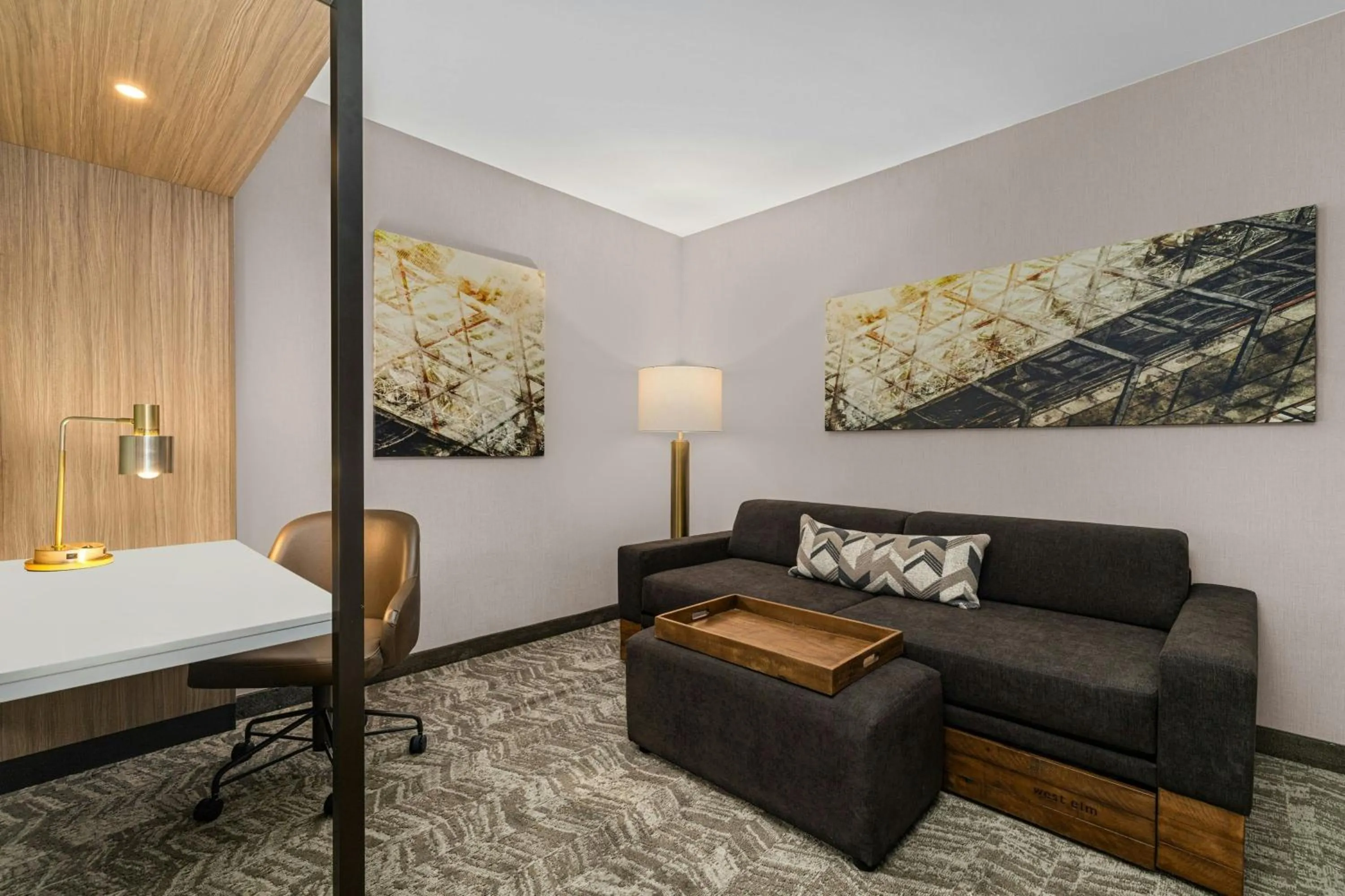 Bedroom, Bed in SpringHill Suites by Marriott Camden