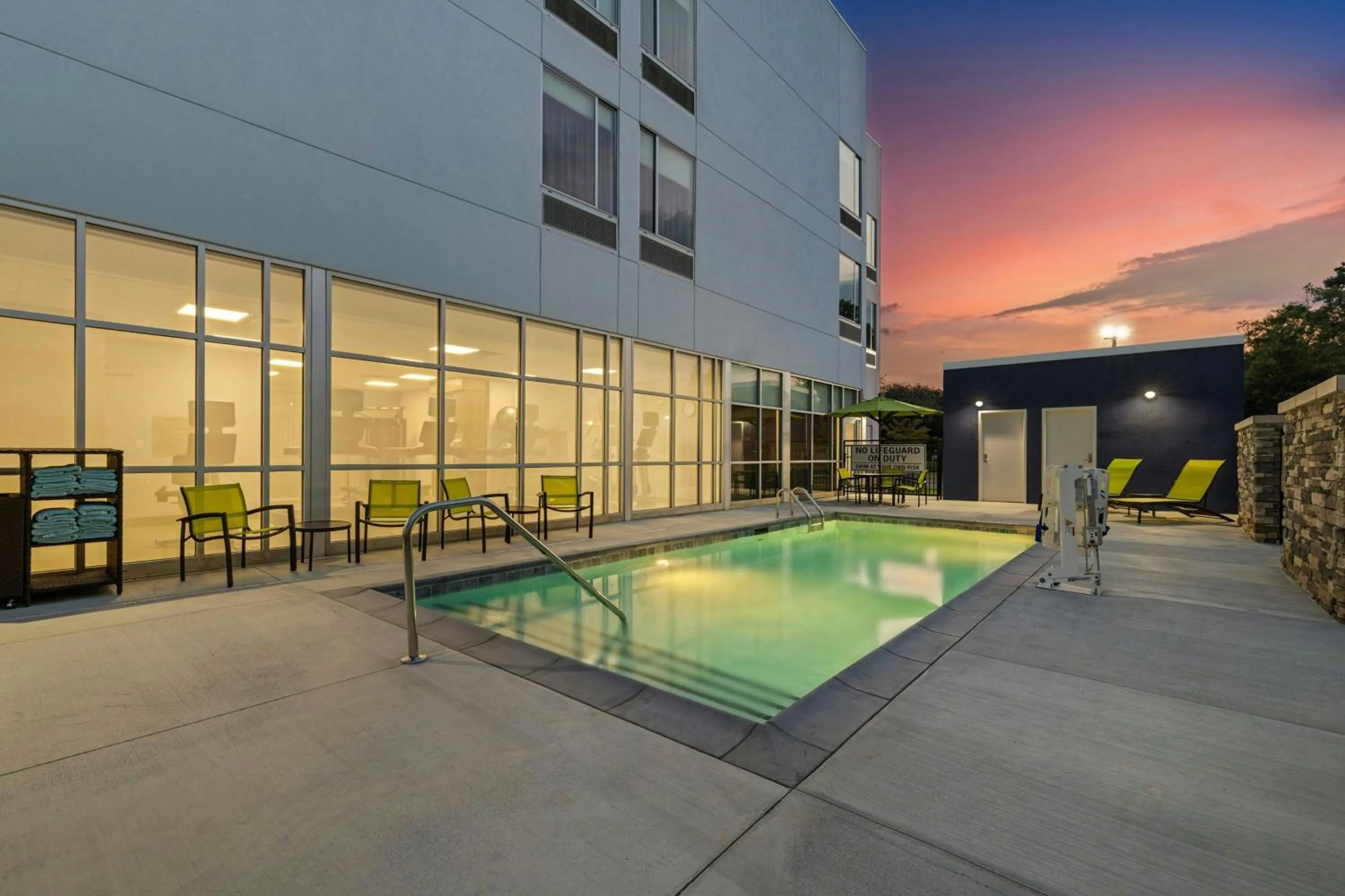 Swimming pool in SpringHill Suites by Marriott Camden