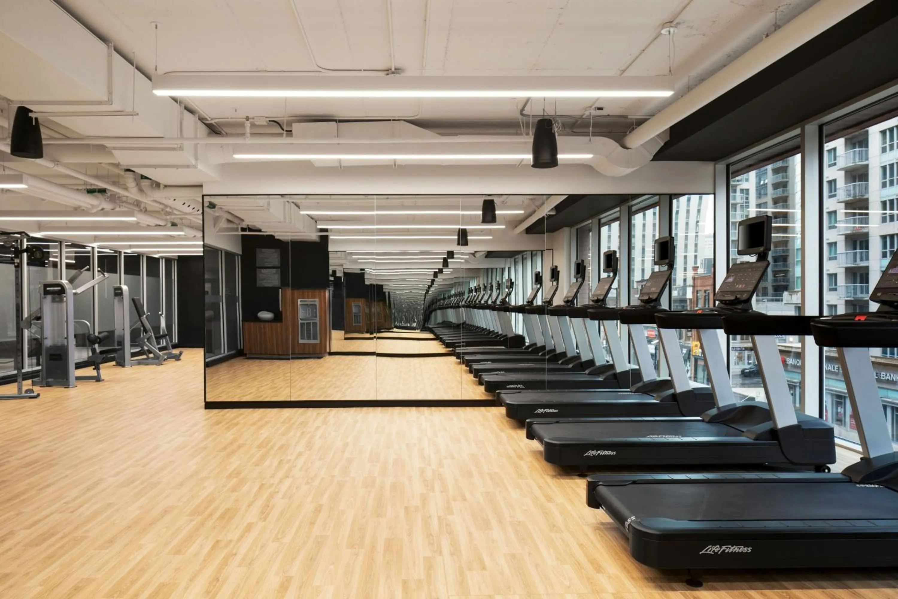 Fitness centre/facilities in AC Hotel by Marriott Ottawa Downtown
