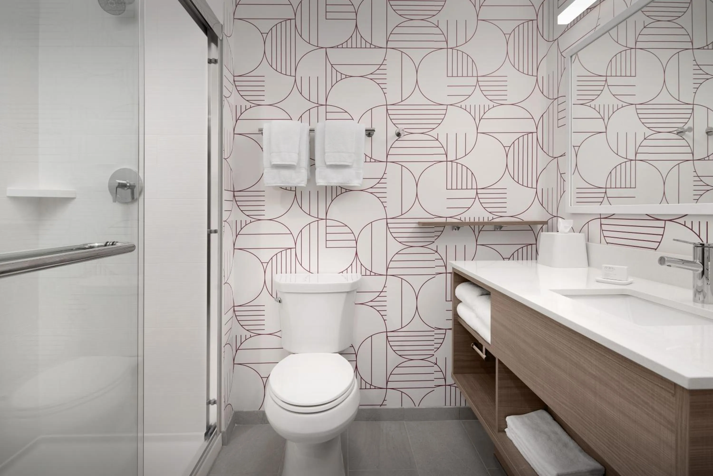 Shower in Home2 Suites By Hilton Lakeland North I-4