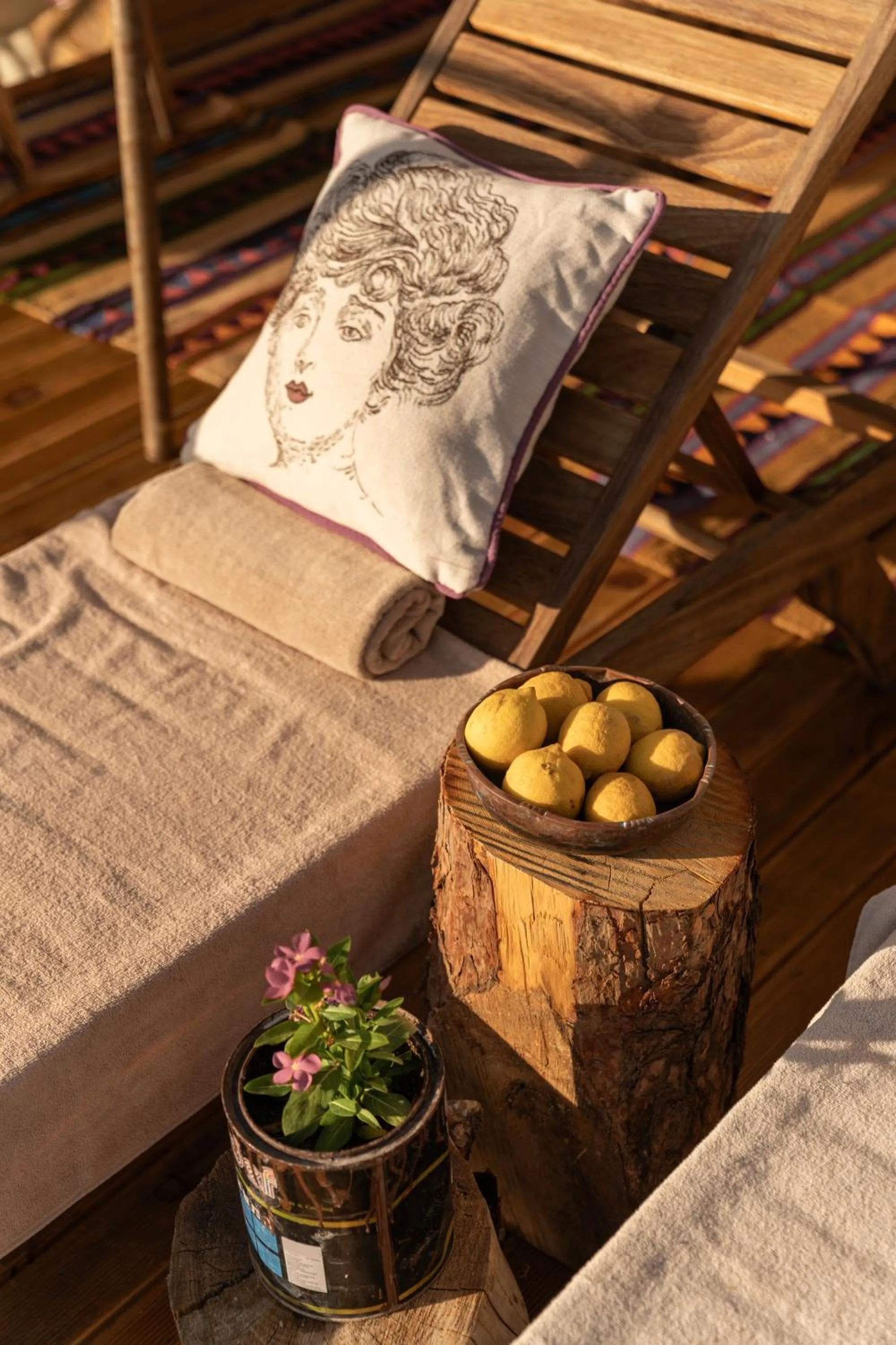 Seating area in Astipalya Likya Vadisi