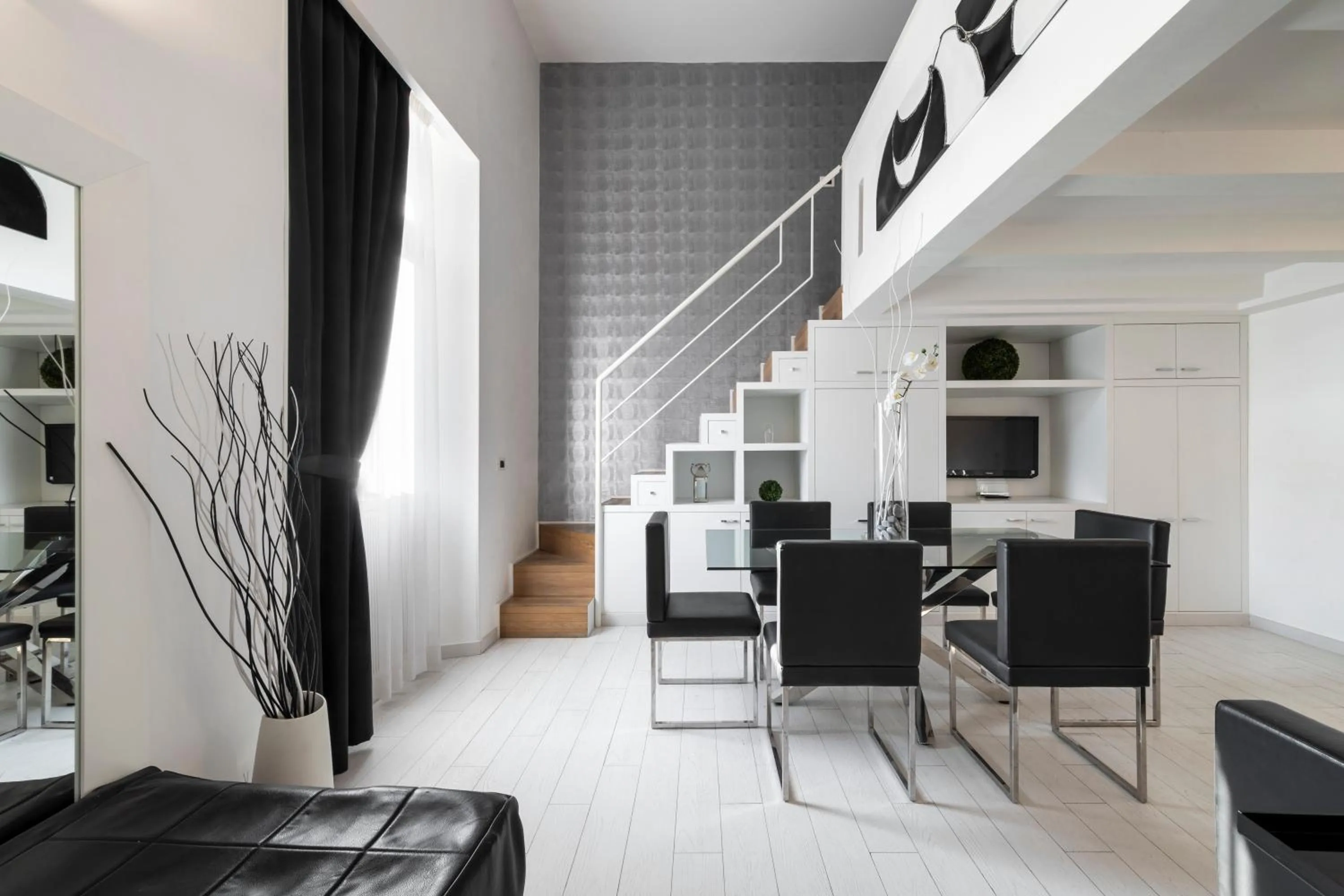 Living room in LHP Suite Roma Piazza del Popolo