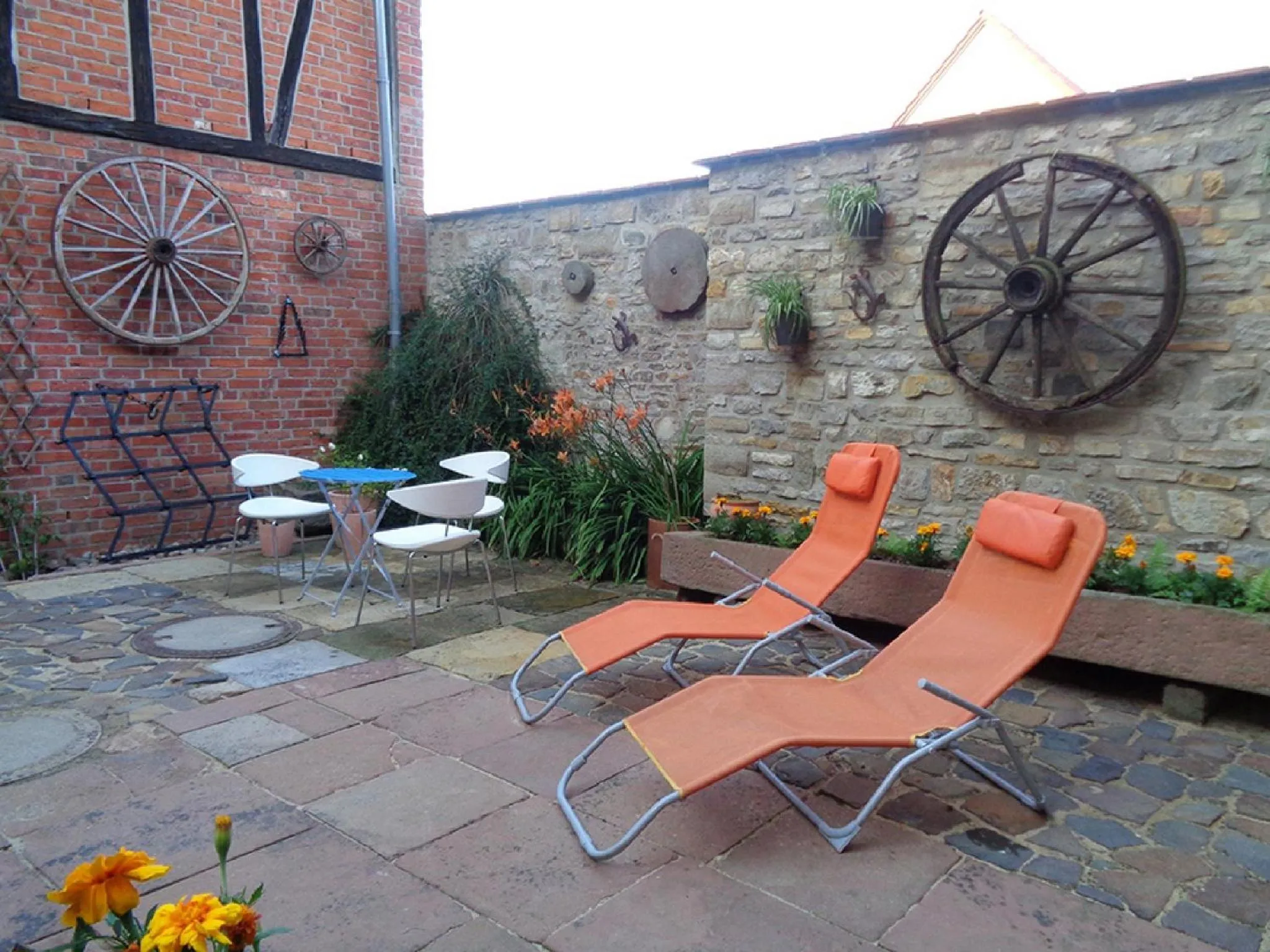 Patio in Hotel Apartment Puell