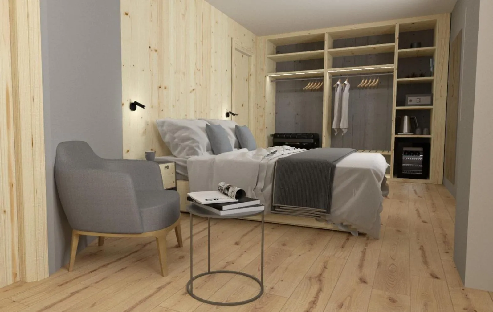 Bedroom in Funivia Bormio Active Hotel - Adults Only