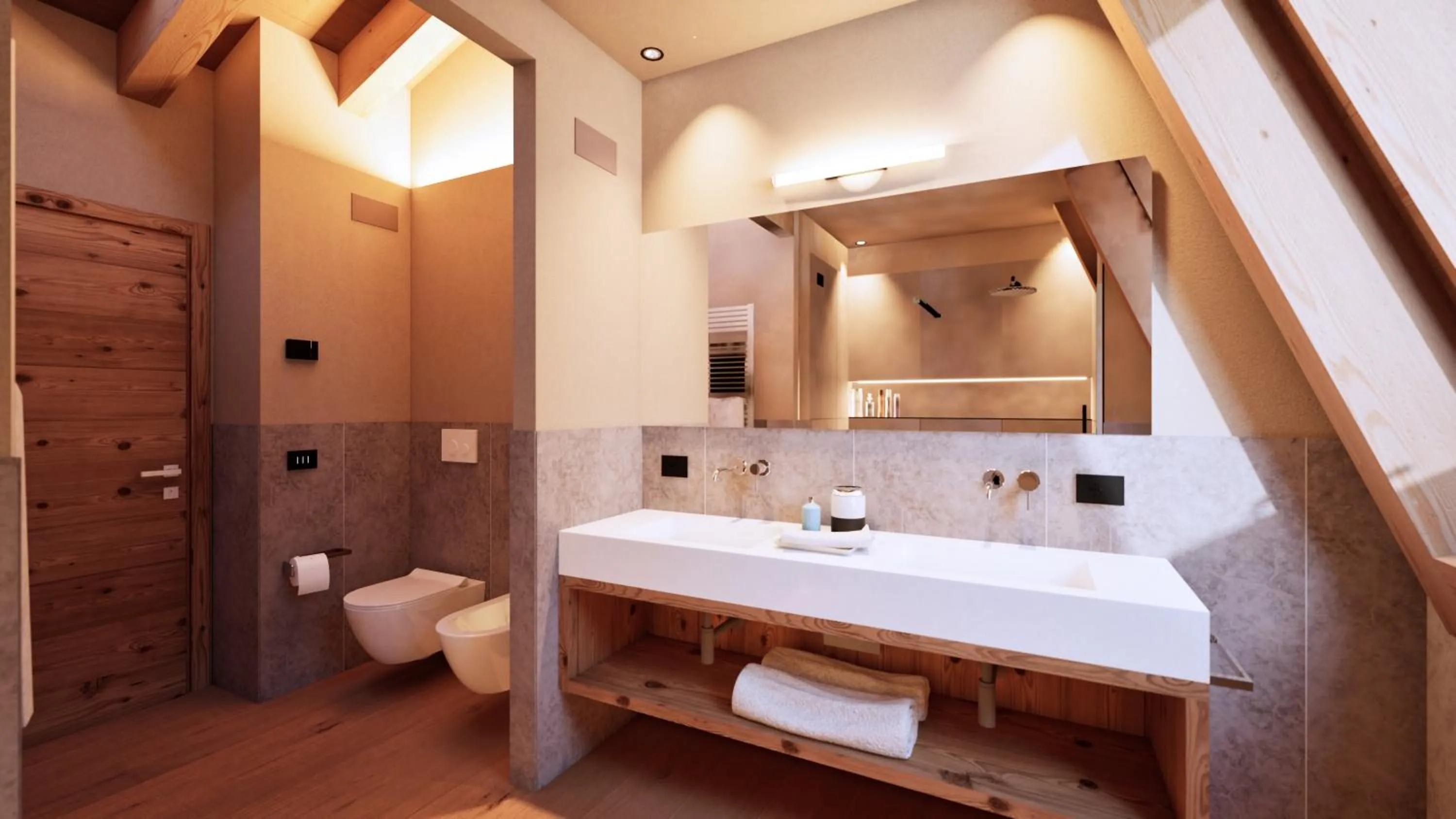 Bathroom in Funivia Bormio Active Hotel - Adults Only