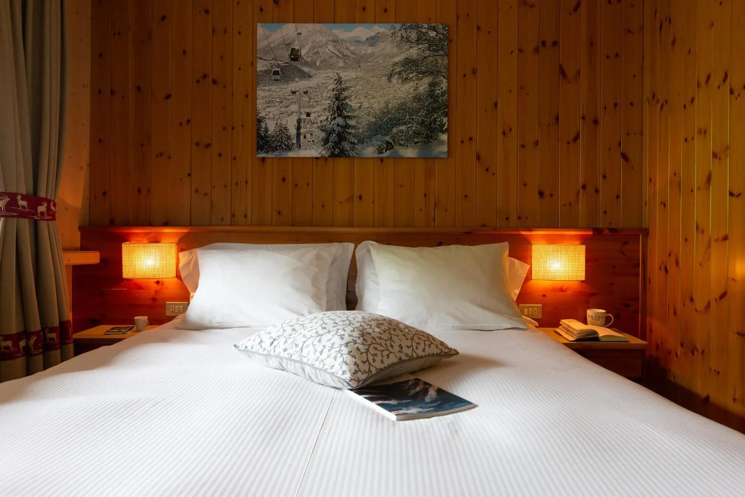 Bedroom, Bed in Funivia Bormio Active Hotel - Adults Only