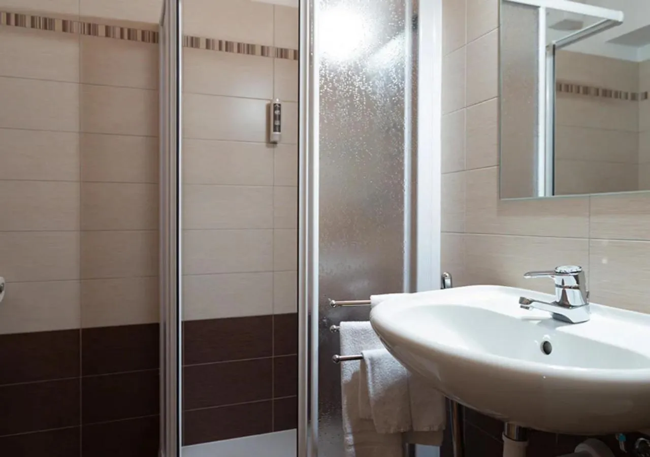 Bathroom in Funivia Bormio Active Hotel - Adults Only