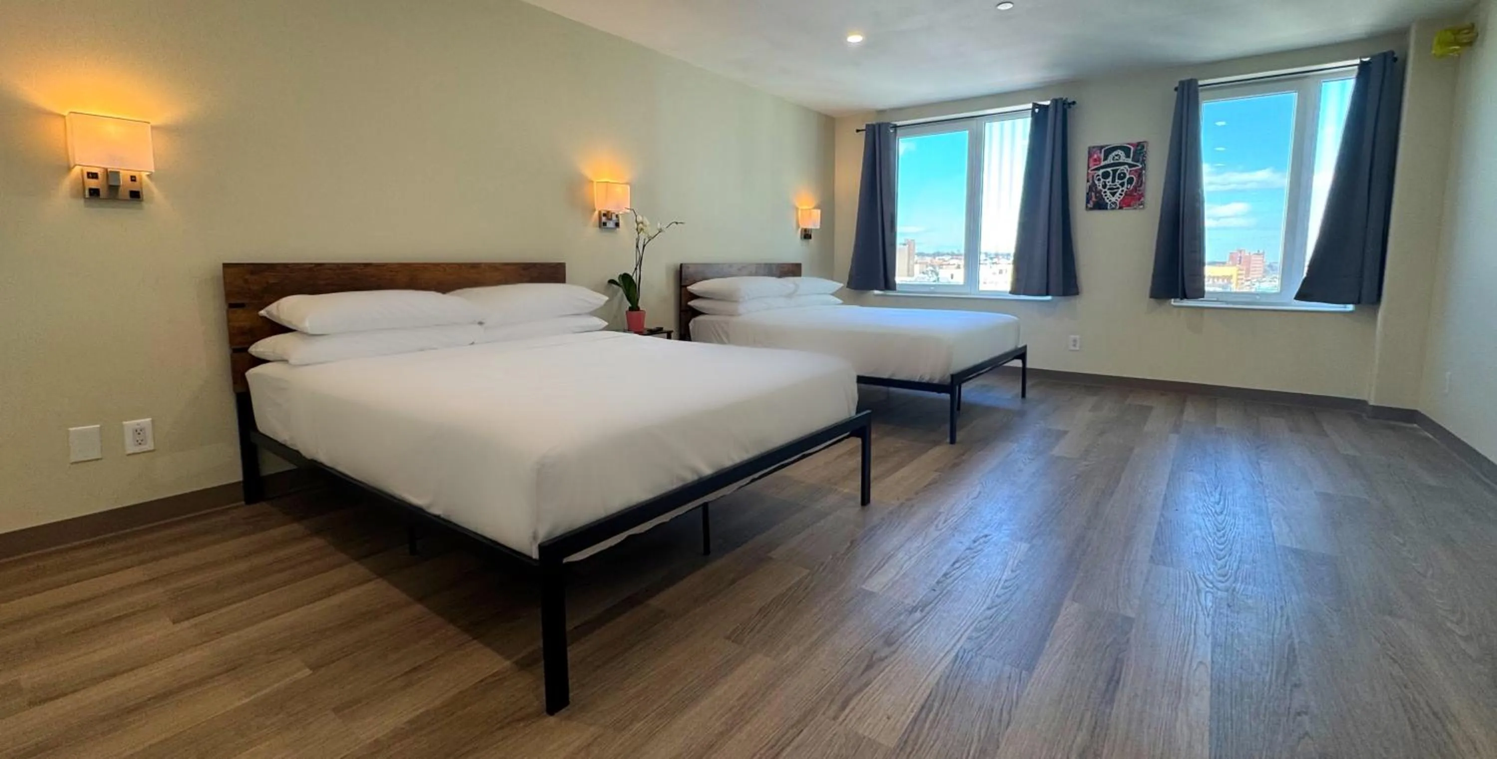 Bed in Nova Hotel JFK