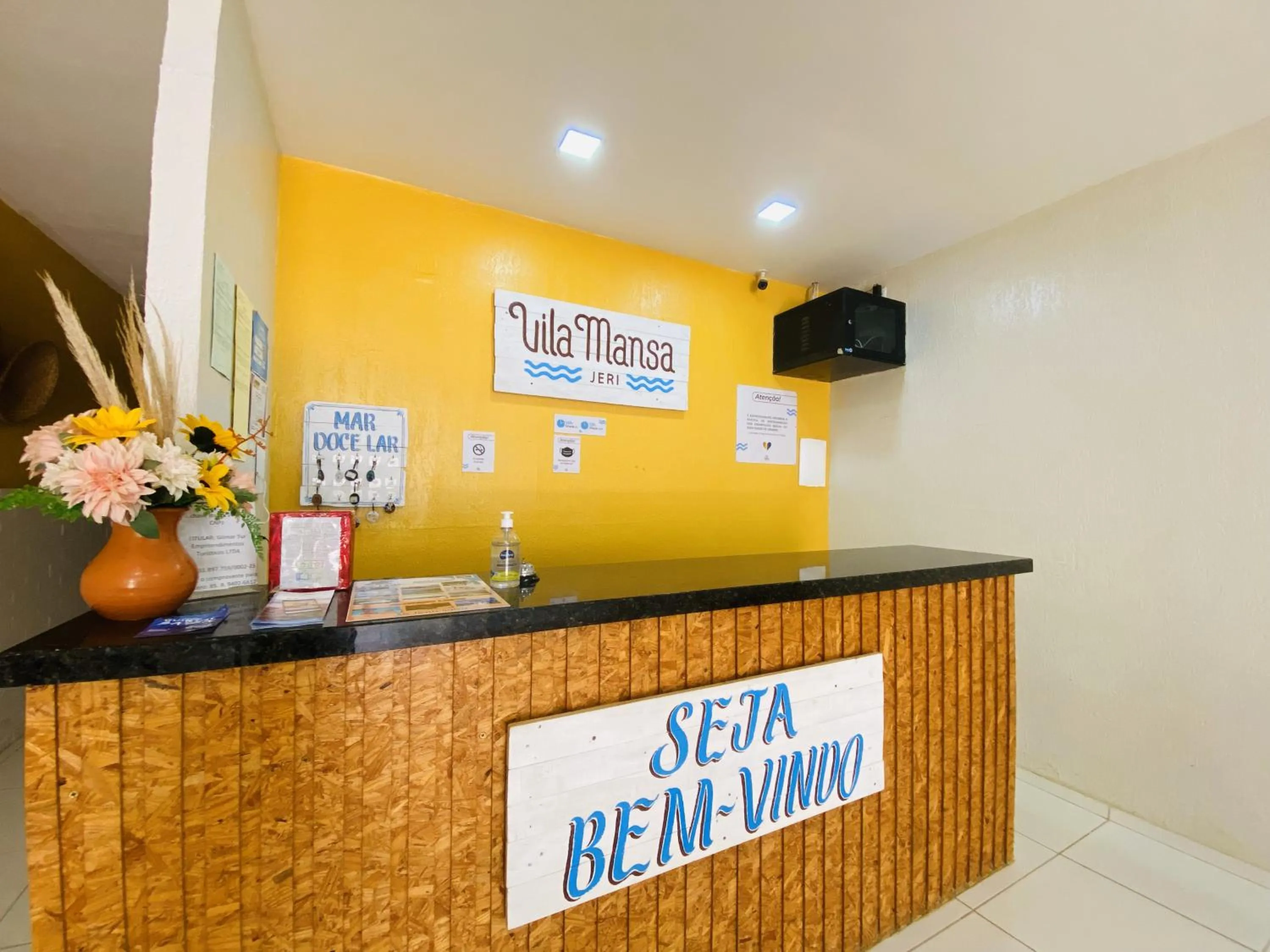 Lobby or reception in Pousada Vila Mansa Jeri