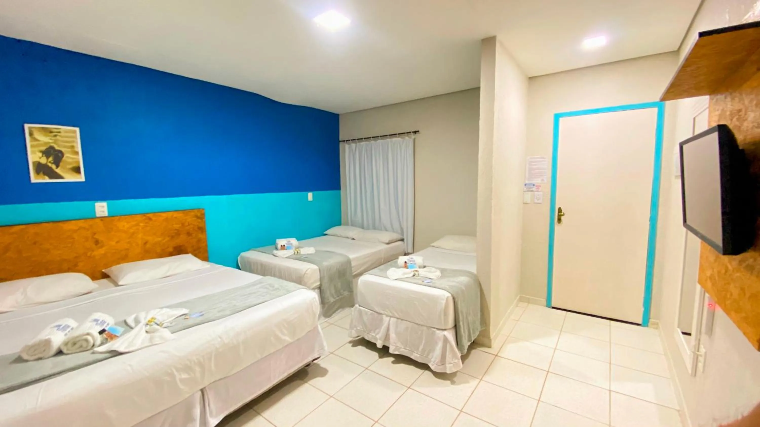 Bed in Pousada Vila Mansa Jeri