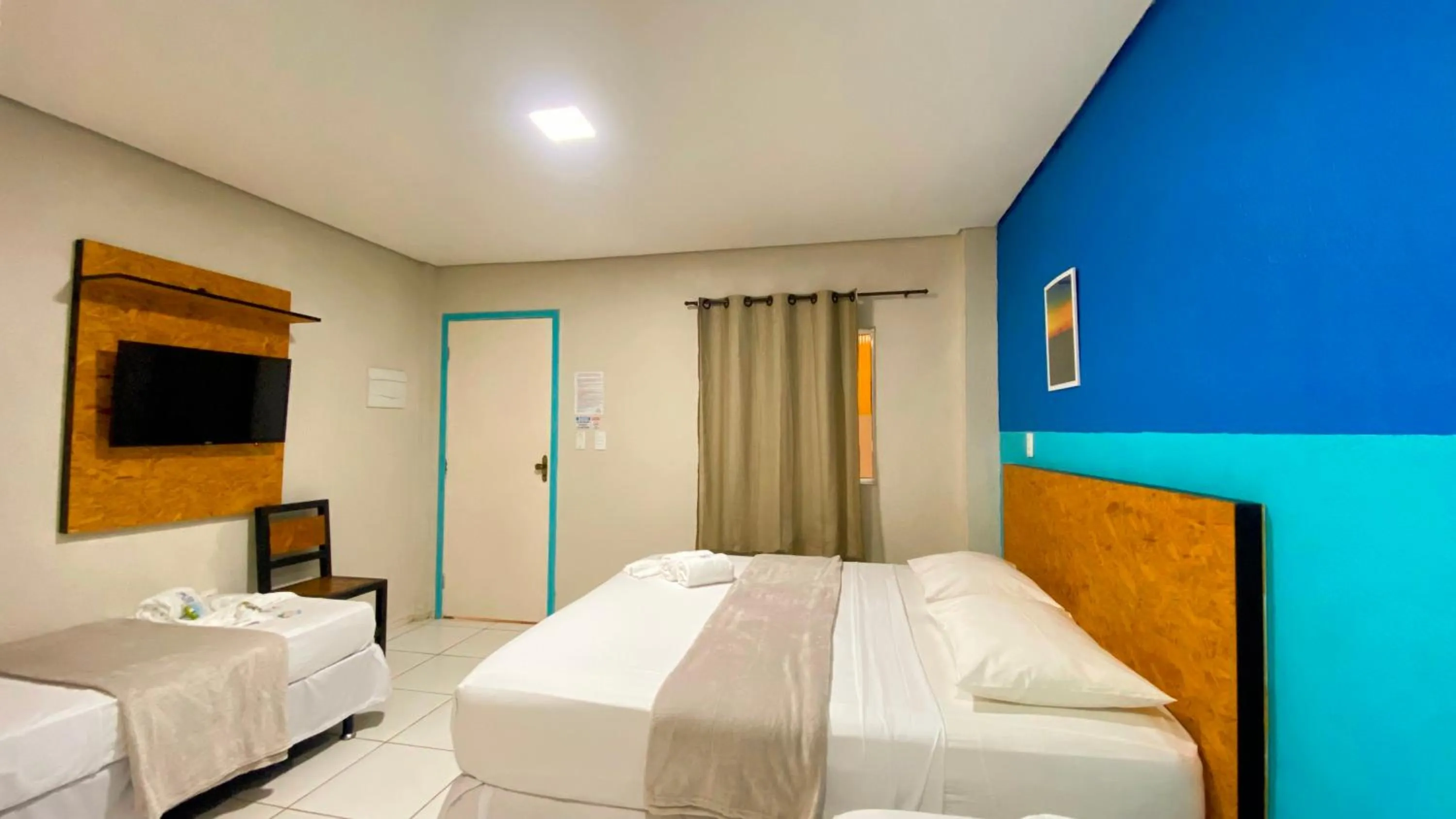 Bed in Pousada Vila Mansa Jeri