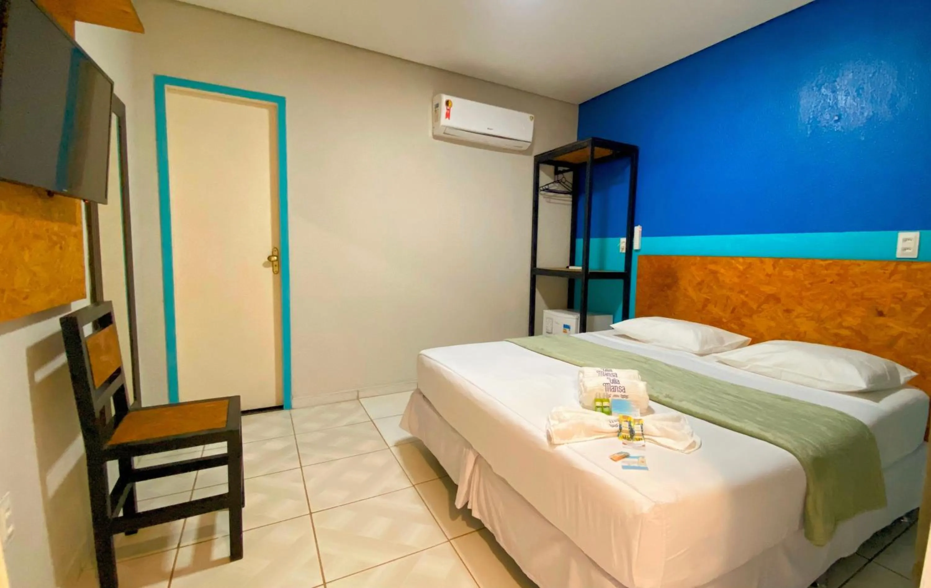 Bed in Pousada Vila Mansa Jeri