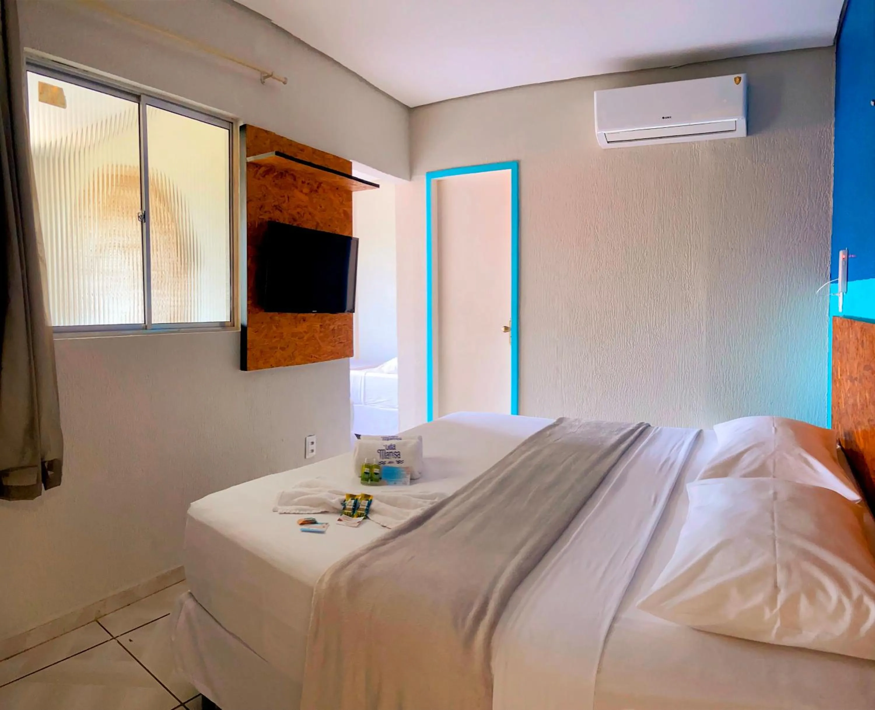 Bed in Pousada Vila Mansa Jeri