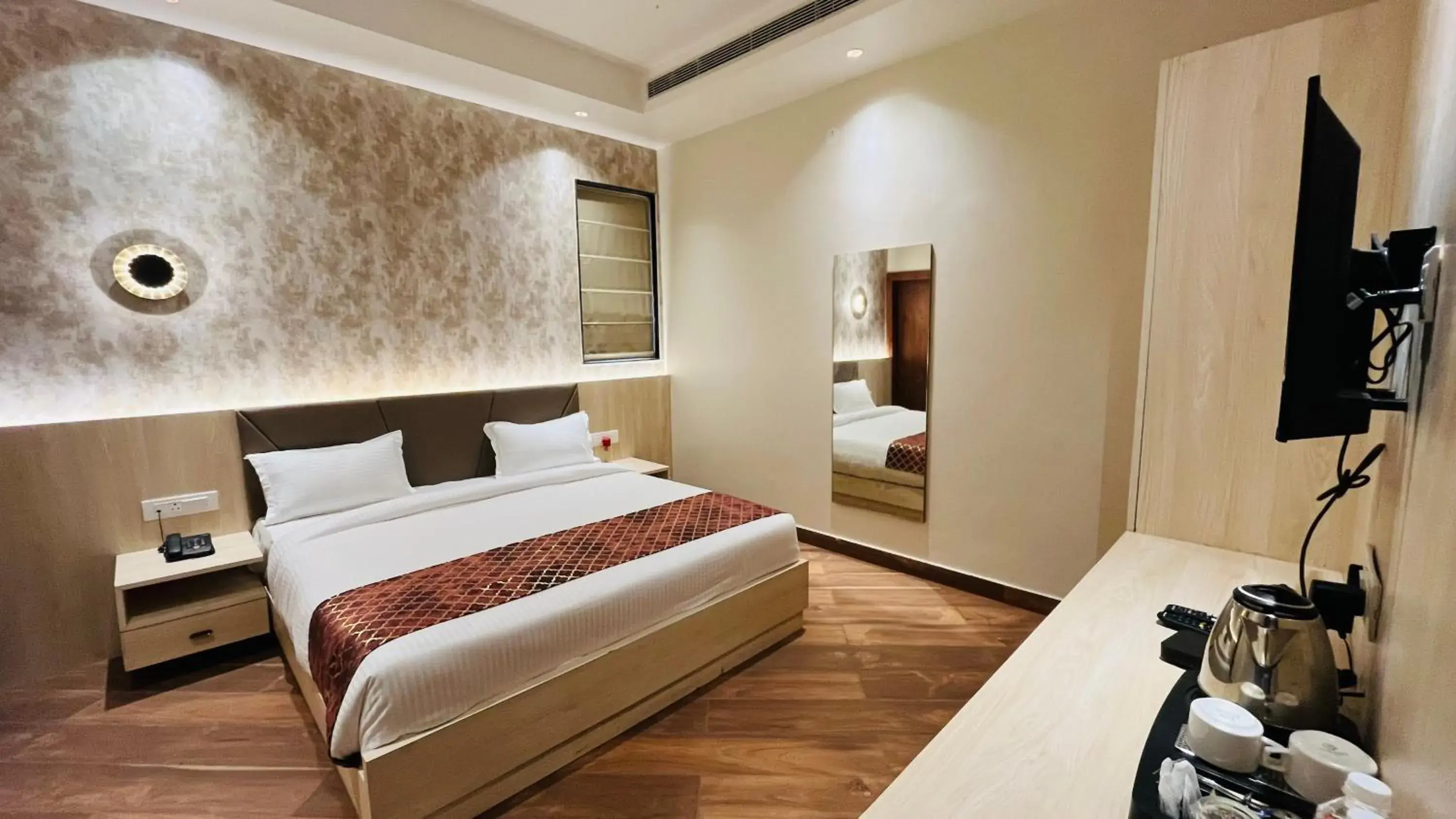 Standard King Room in Four Leaf Hotel Arjuna Manor, Varanasi Standard King Room in Four Leaf Hotel Arjuna Manor, Varanasi