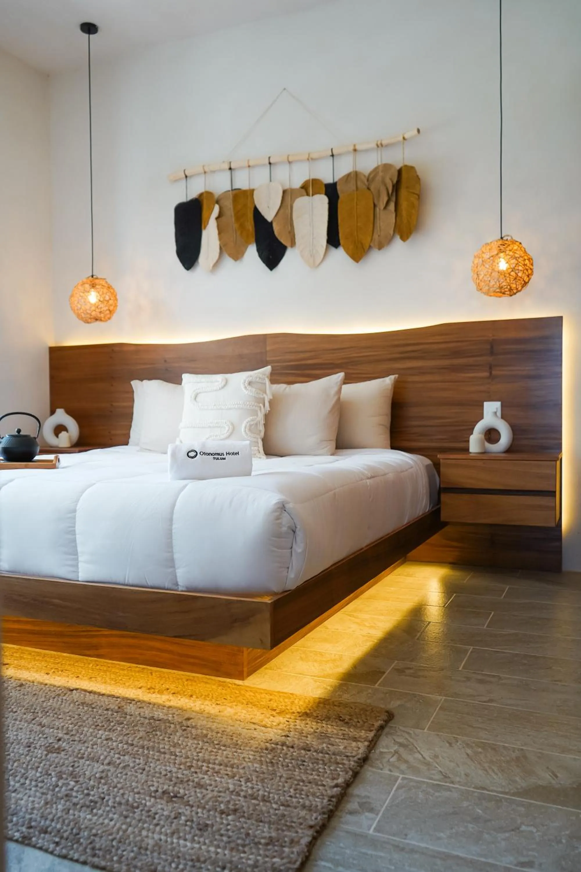 Bed in Otonomus Tulum