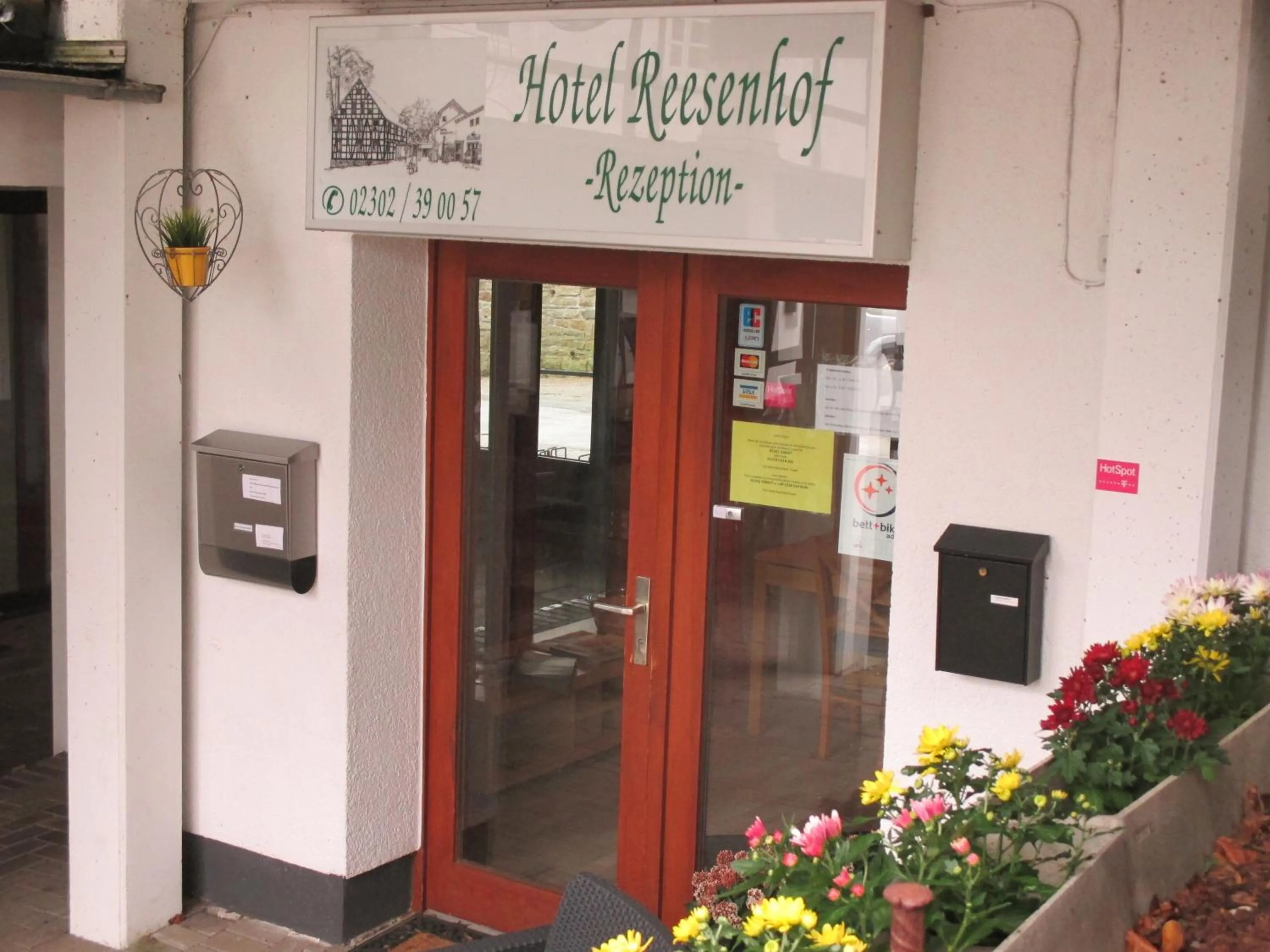 Facade/entrance in Hotel Reesenhof