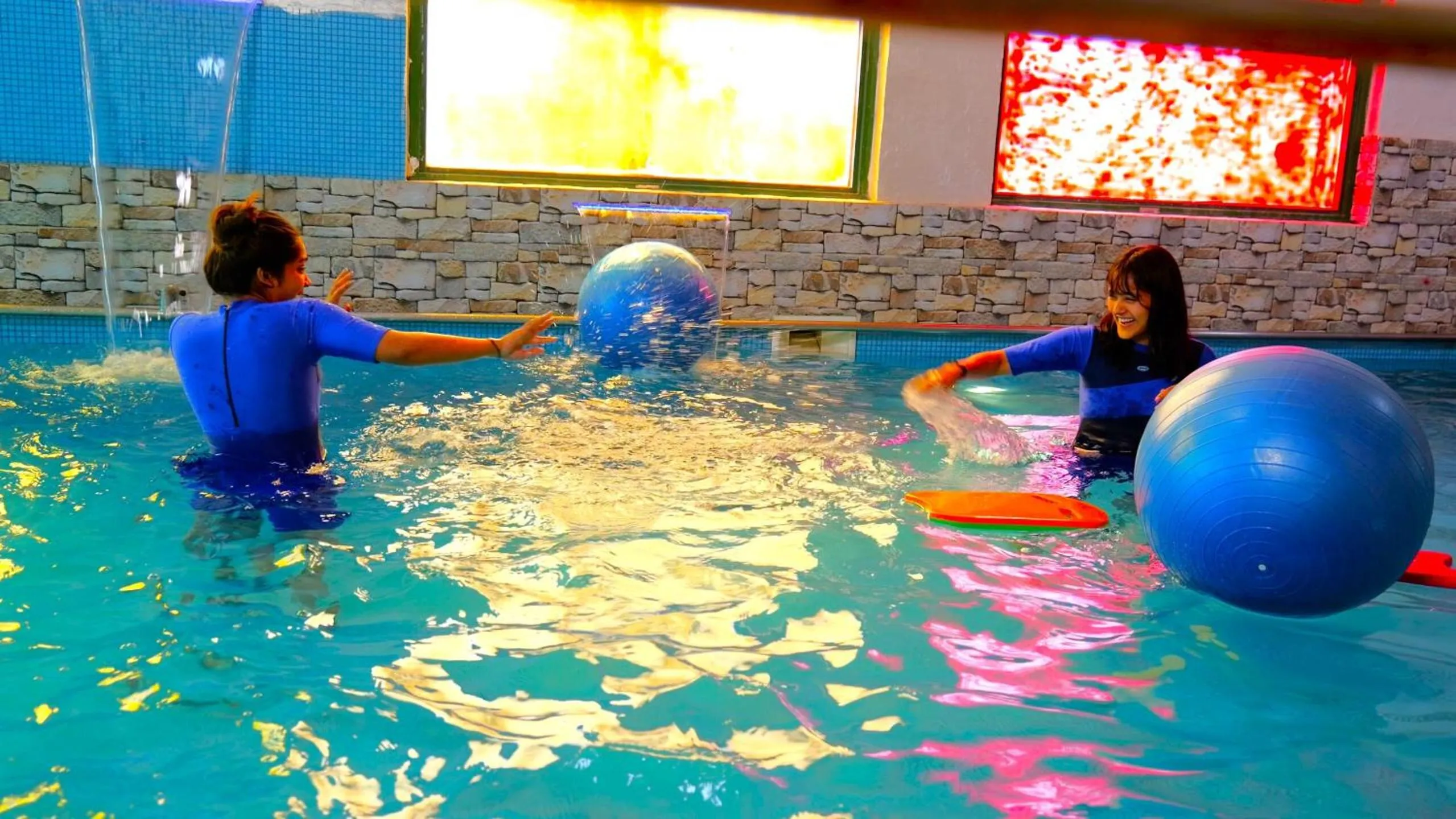 Swimming pool in Sukoon - A Wellness Resort, Uttarakhand