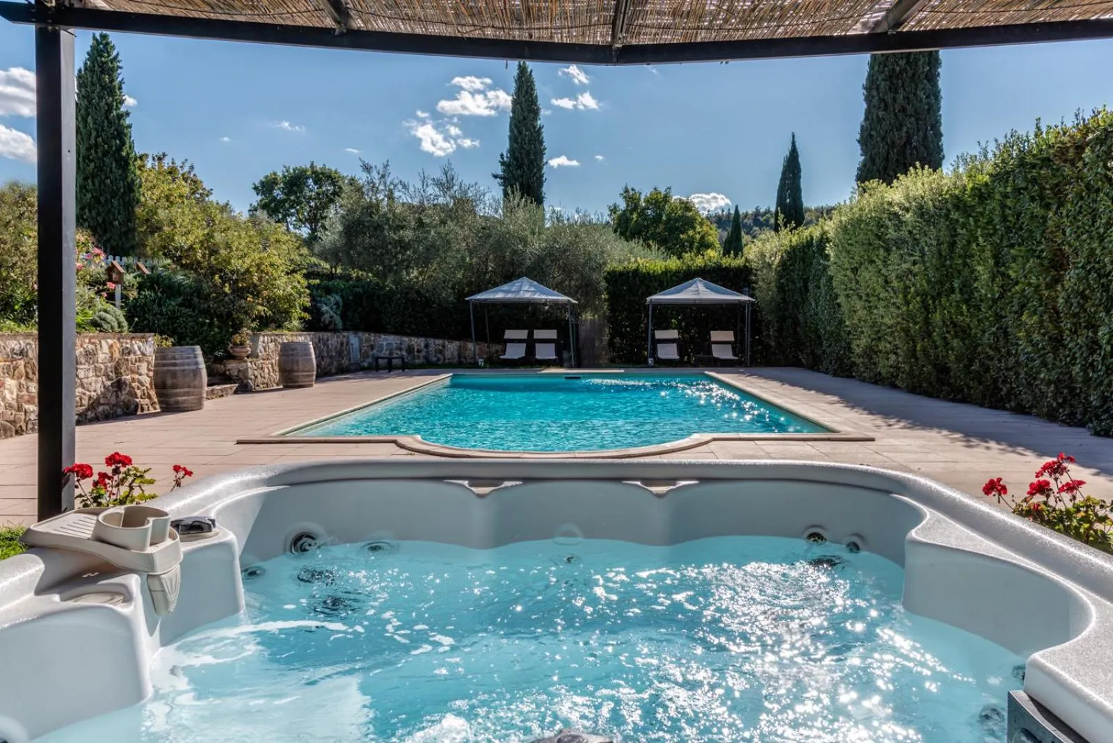 Swimming pool in Abbadia Sicille Relais