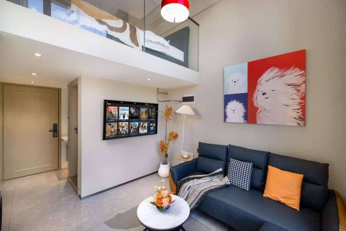 One-Bedroom Loft Apartment with One Queen Bed - single occupancy in Mihua International Apartment - Guangzhou Yangang Subway Station Branch One-Bedroom Loft Apartment with One Queen Bed - single occupancy in Mihua International Apartment - Guangzhou Yangang Subway Station Branch