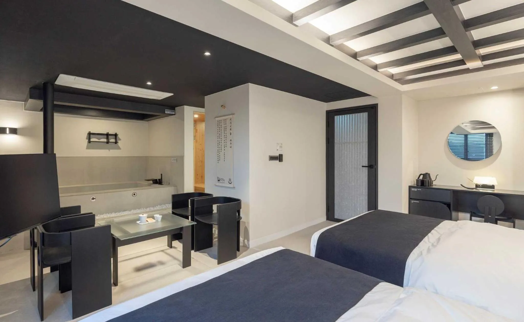 Bed in Aank Hotel and Spa Jongno Unni