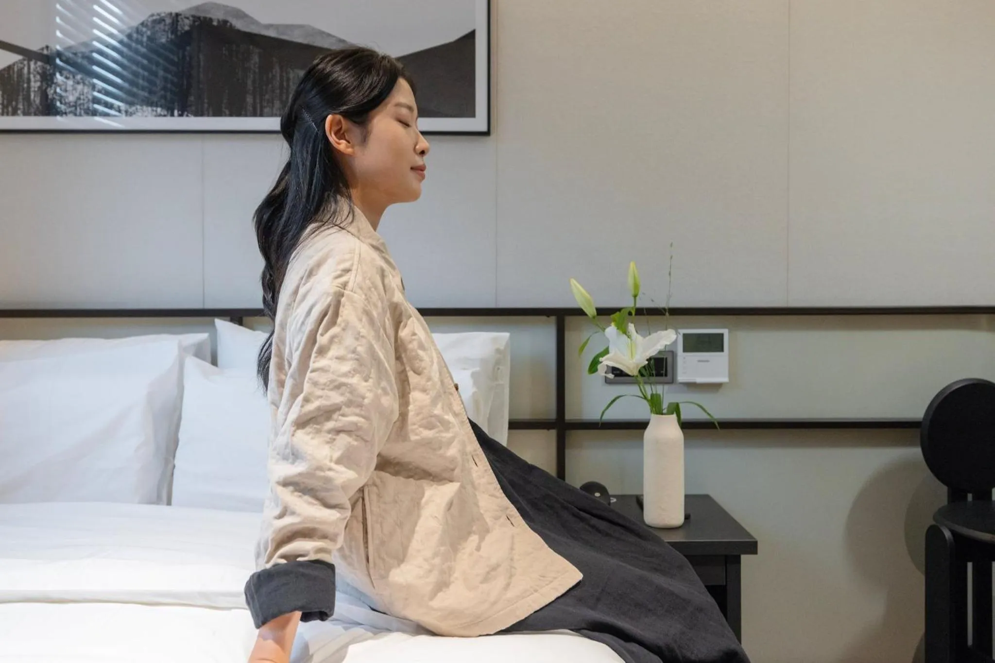 Photo of the whole room, Bed in Aank Hotel and Spa Jongno Unni