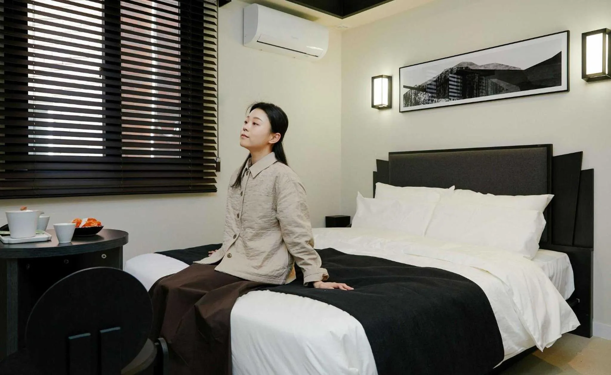 Bed in Aank Hotel and Spa Jongno Unni