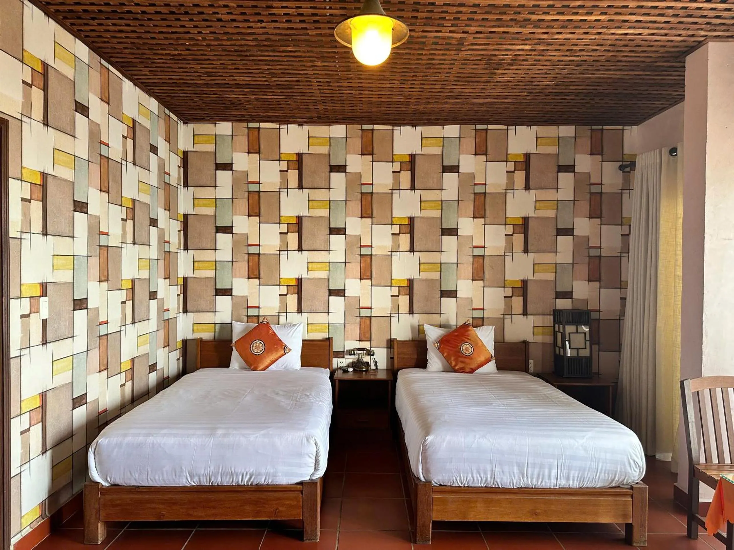 Bed in Melon Resort & Pickleball Club Mũi Né