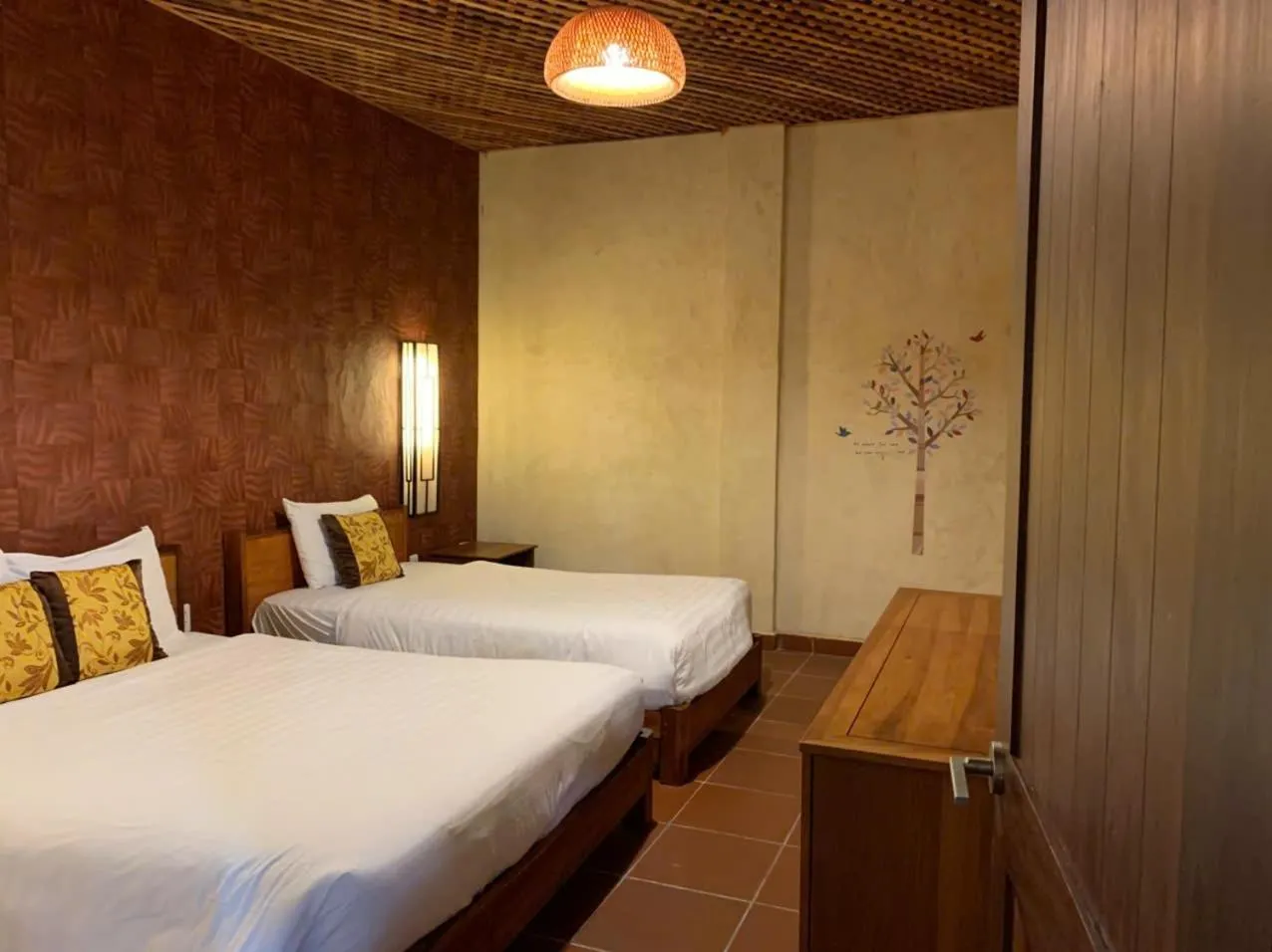 Bed in Melon Resort & Pickleball Club Mũi Né