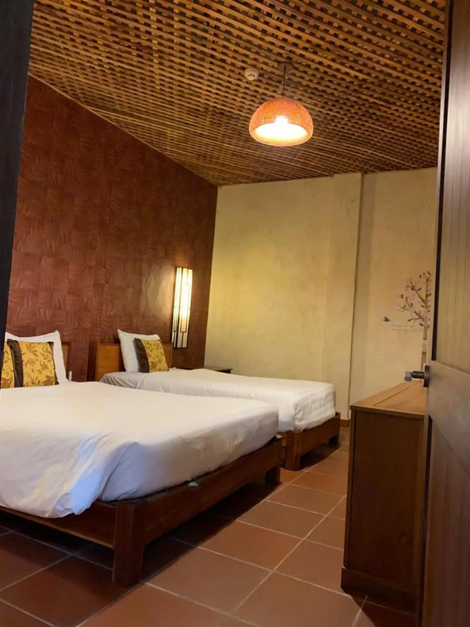 Bed in Melon Resort & Pickleball Club Mũi Né