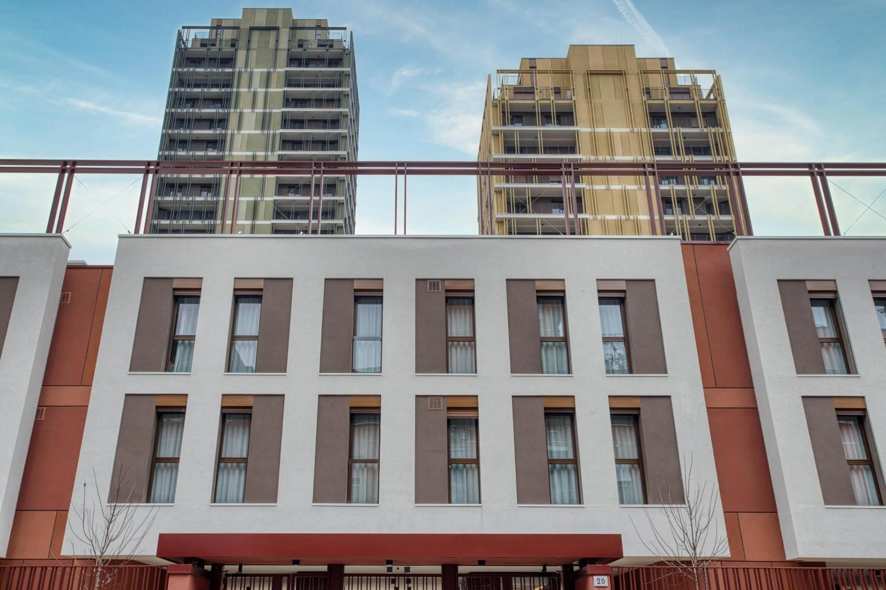 Property building in Limehome Milan Park Towers