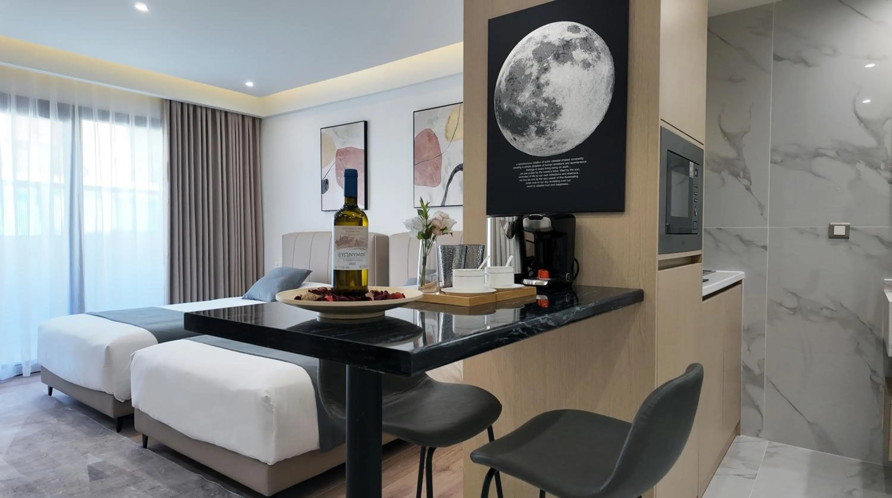 Photo of the whole room in CC LUX Suites in Piraeus Port