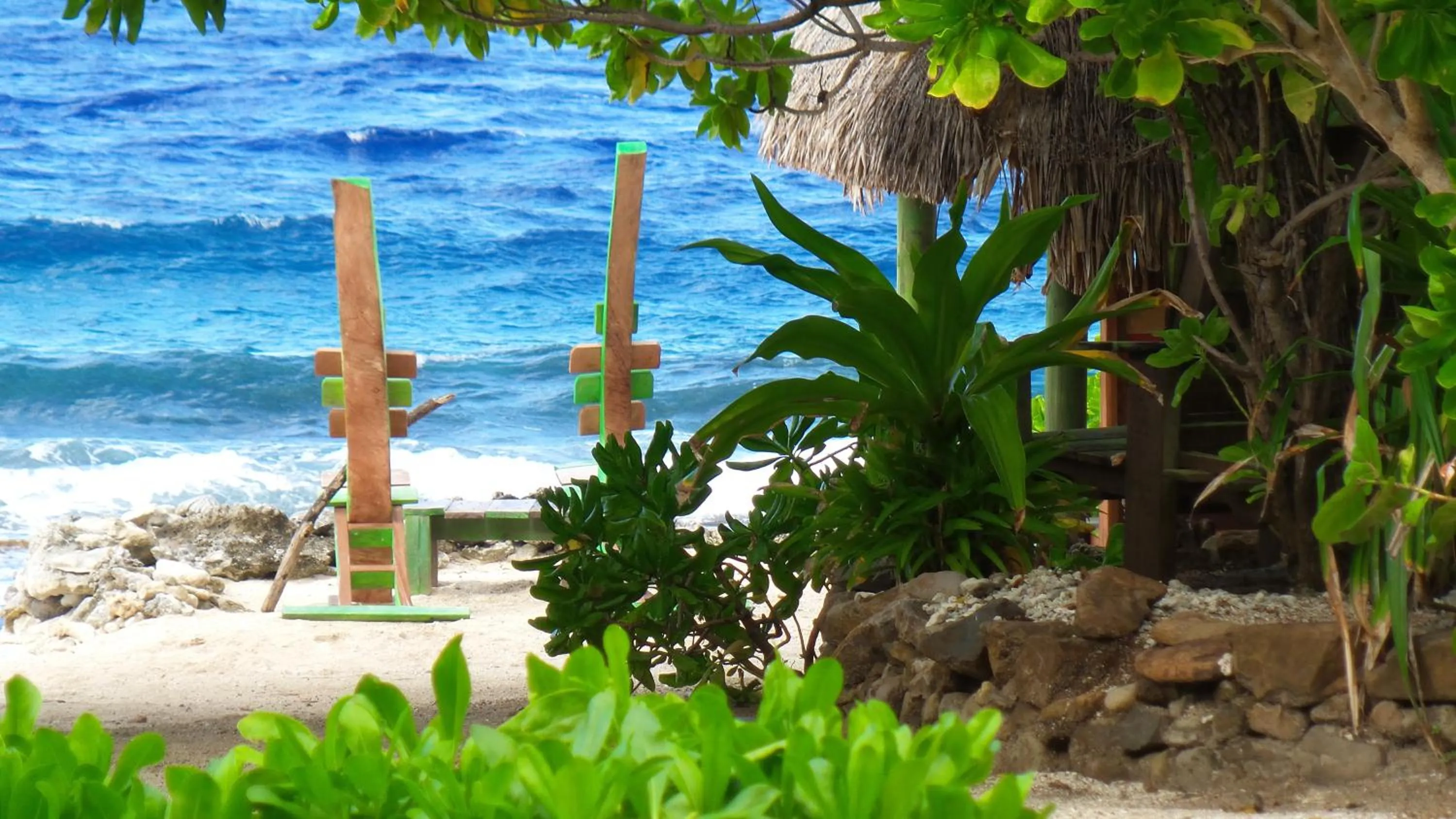 On site in Green Lodge Moorea