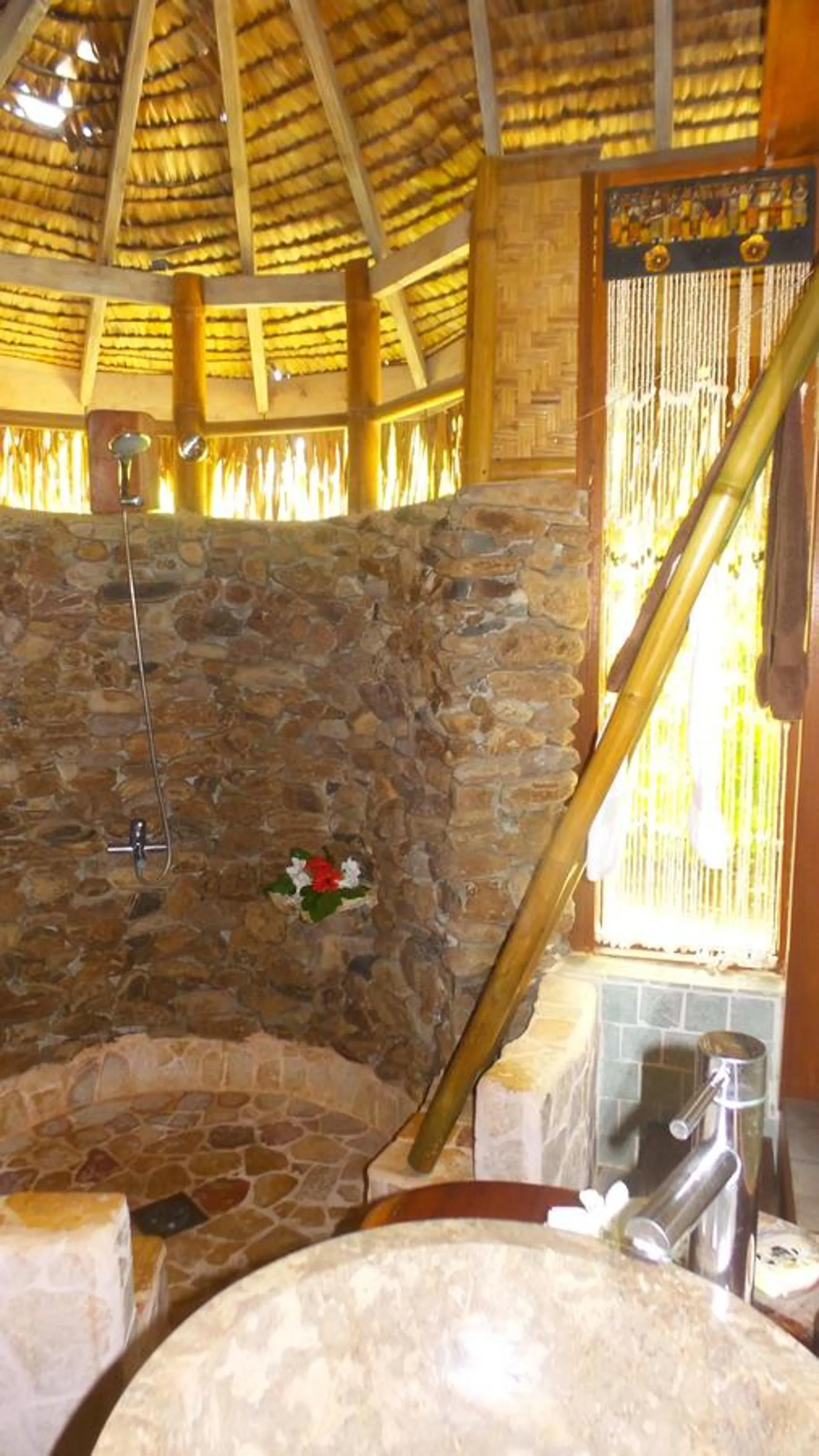 Bathroom in Green Lodge Moorea