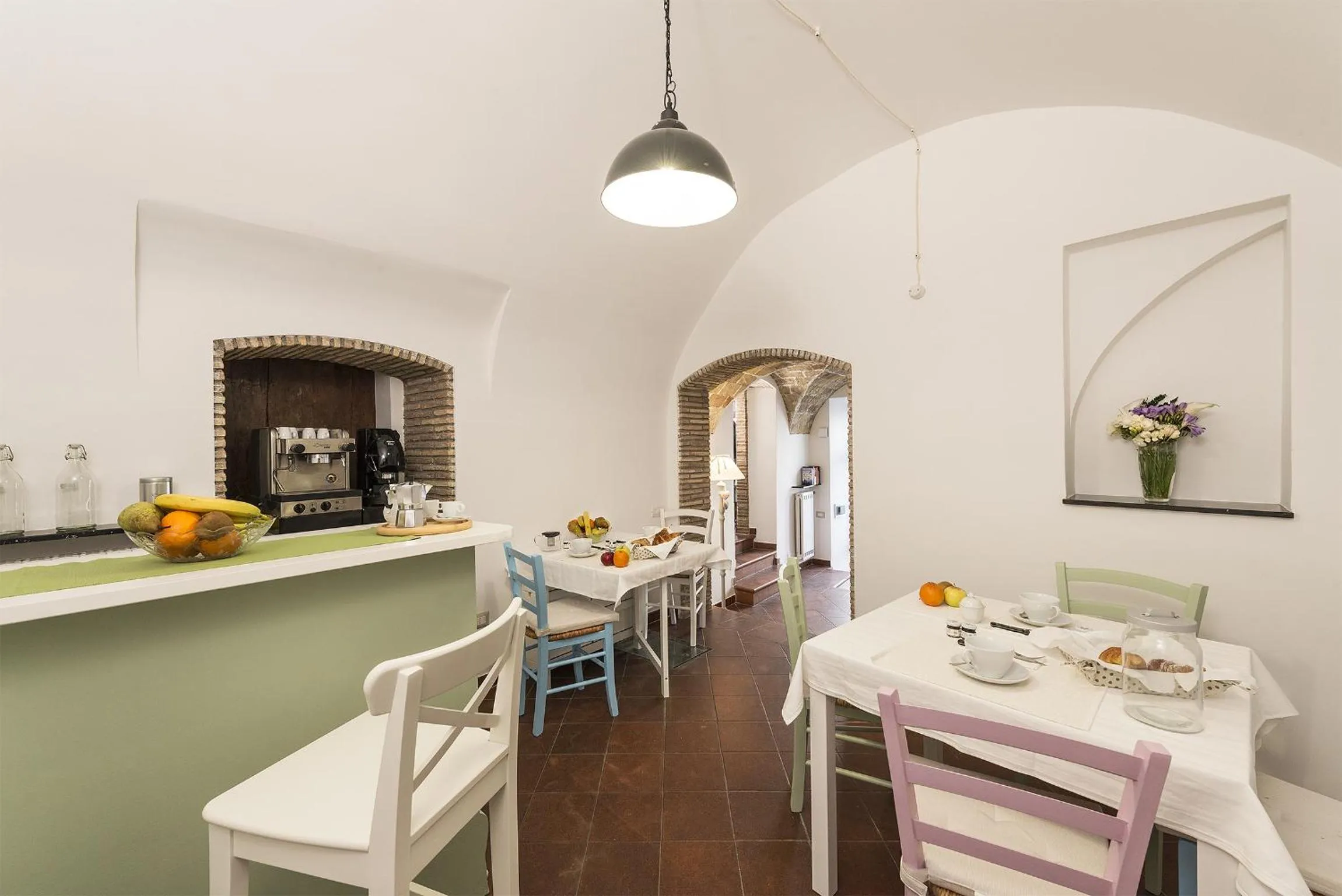 Communal kitchen in B&B I Tre Camini