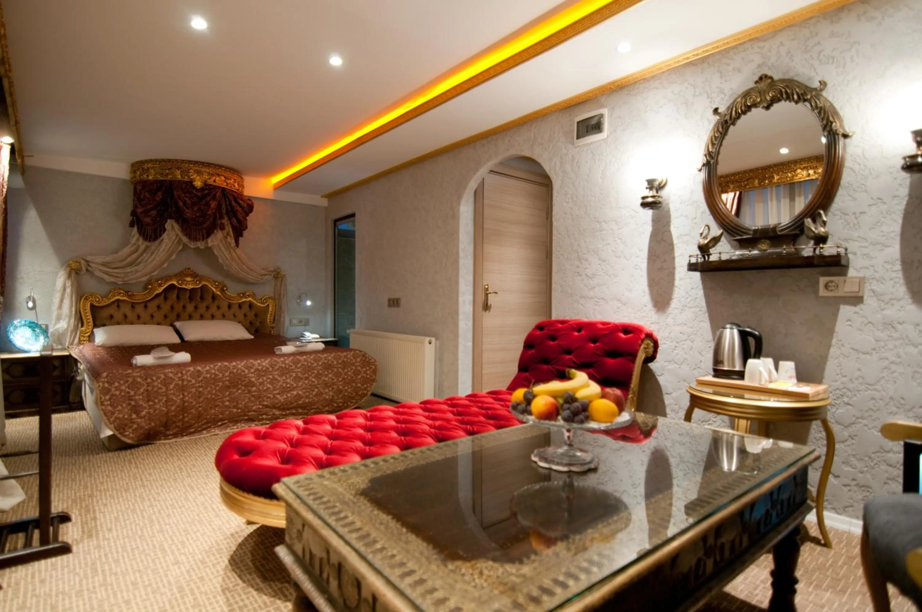 Bed in Grand Ambiance Hotel