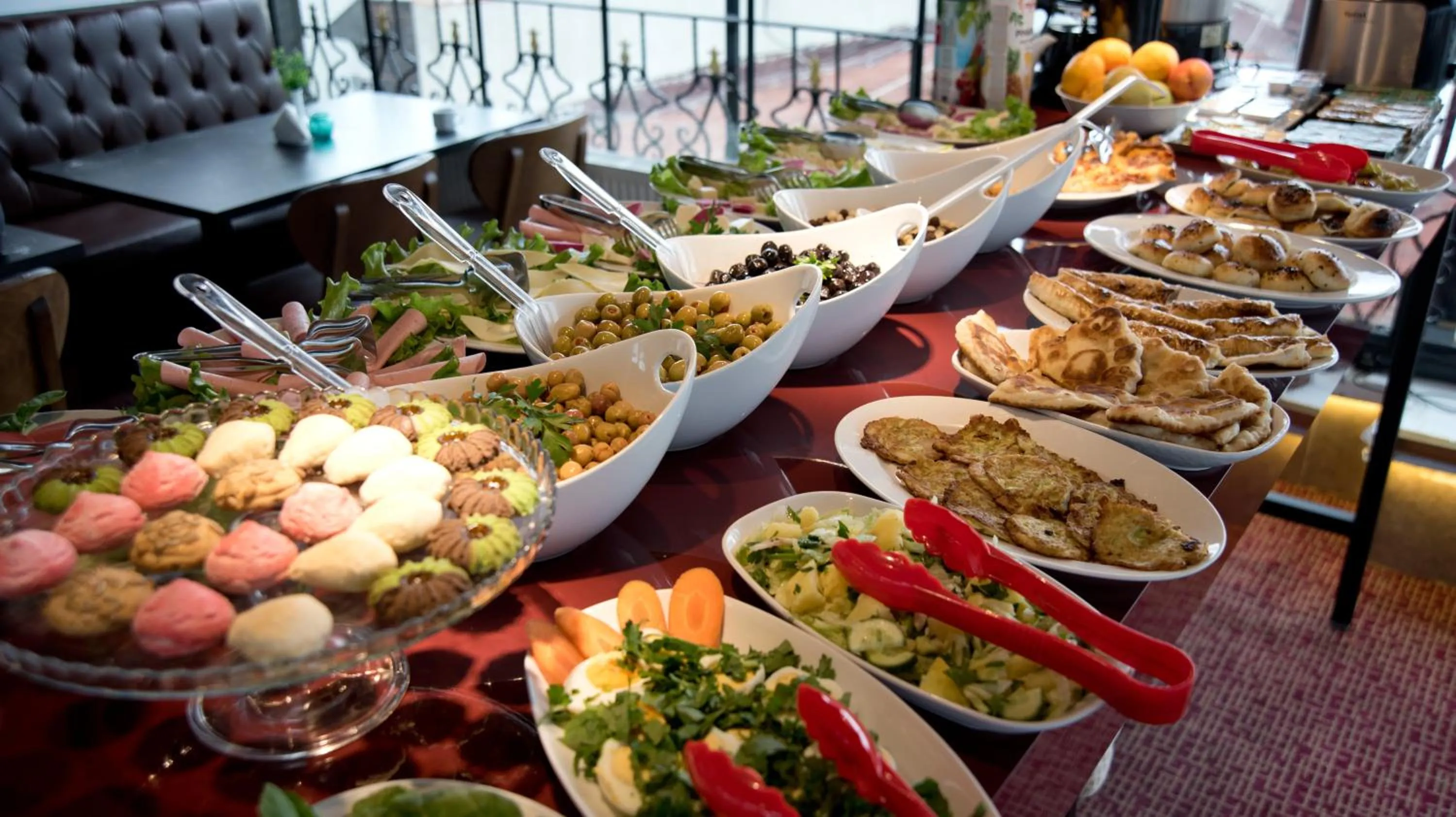 Buffet breakfast in Grand Ambiance Hotel