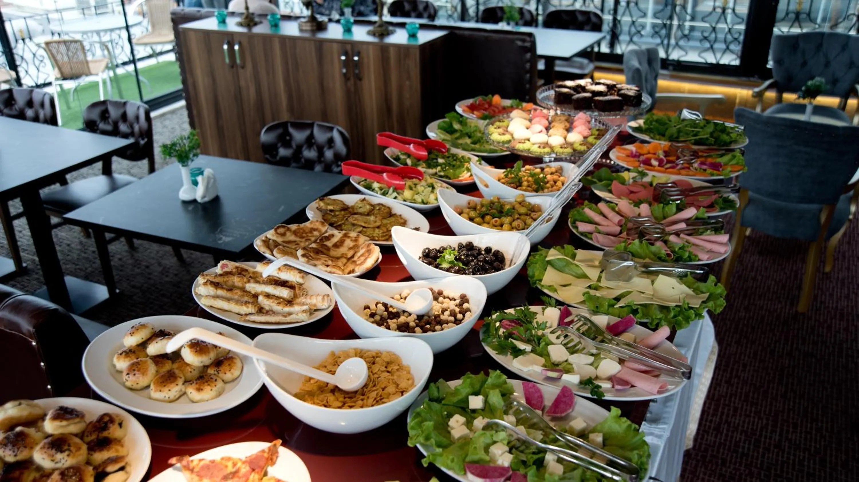 Buffet breakfast in Grand Ambiance Hotel