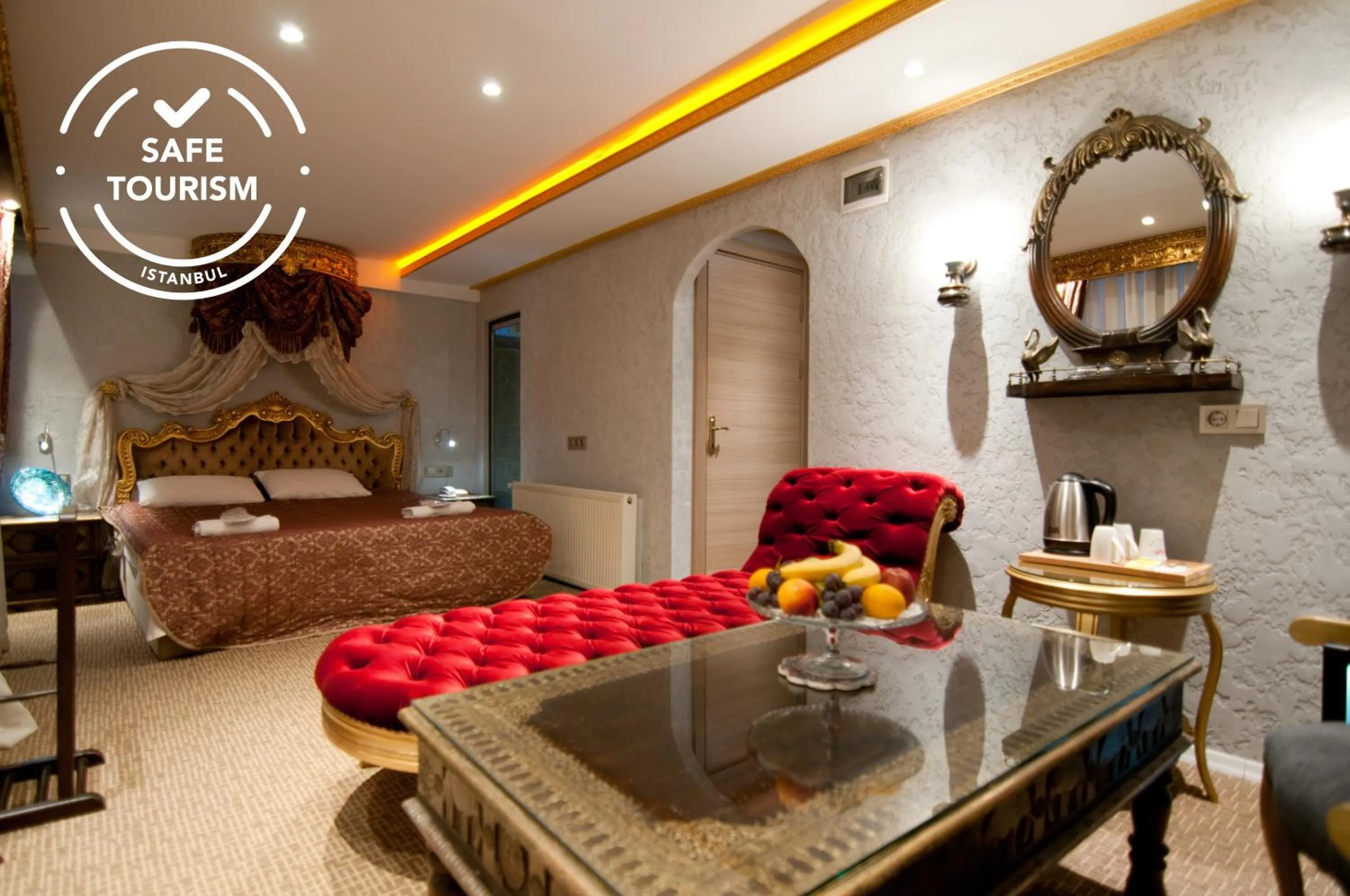 Bed in Grand Ambiance Hotel