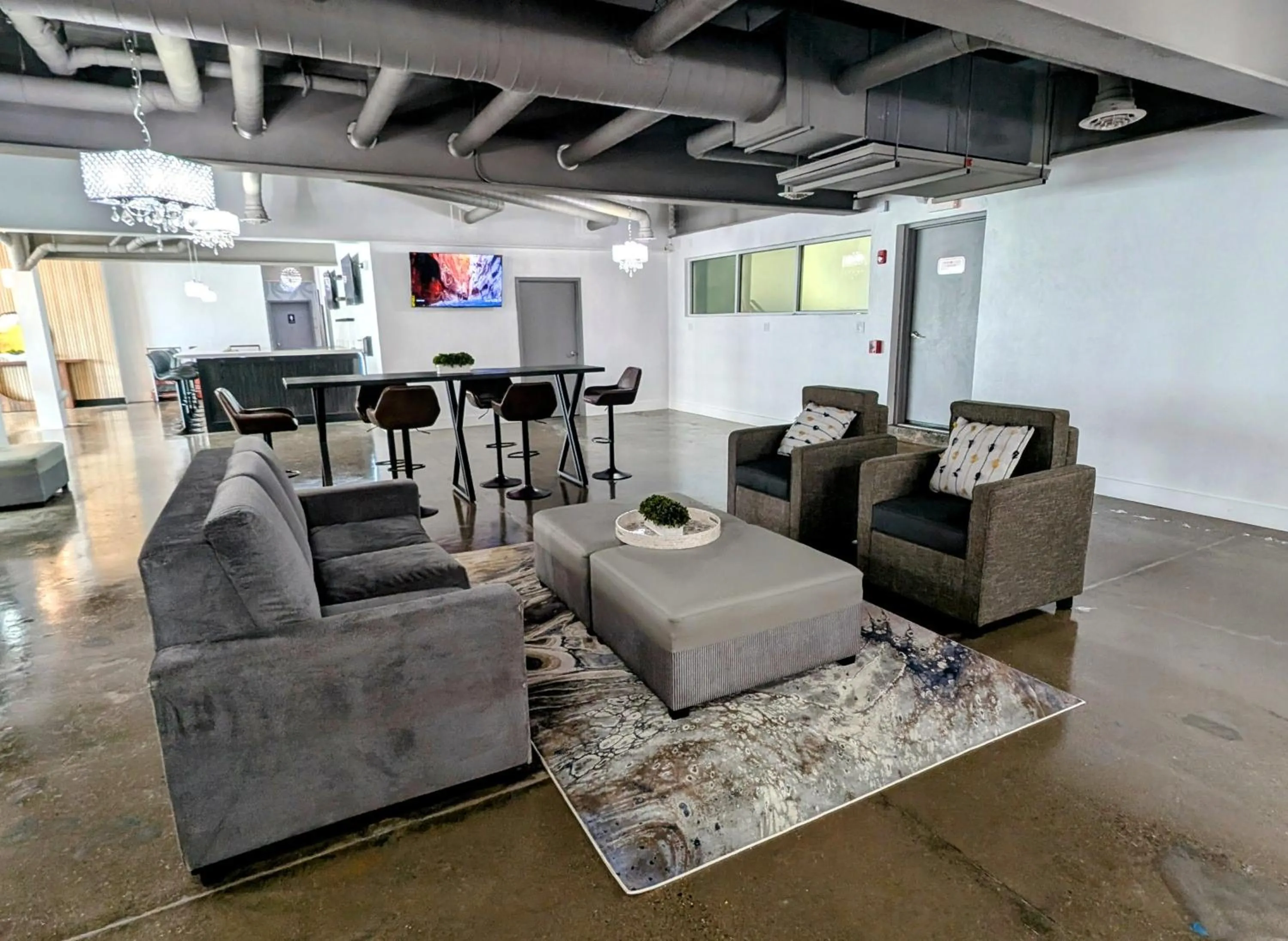 Seating area in SOHO Suites Atlantic City Beach Block