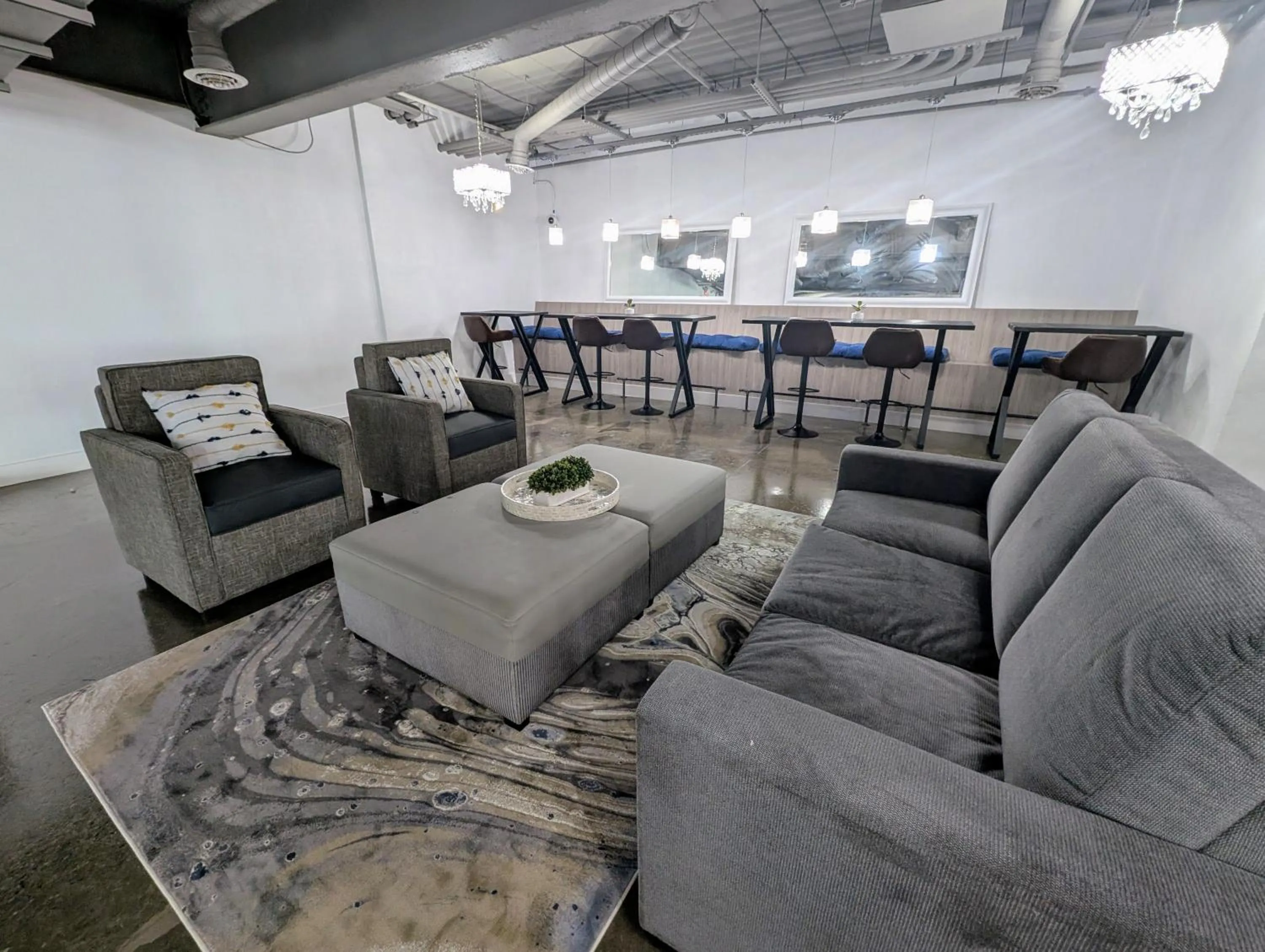 Seating area in SOHO Suites Atlantic City Beach Block