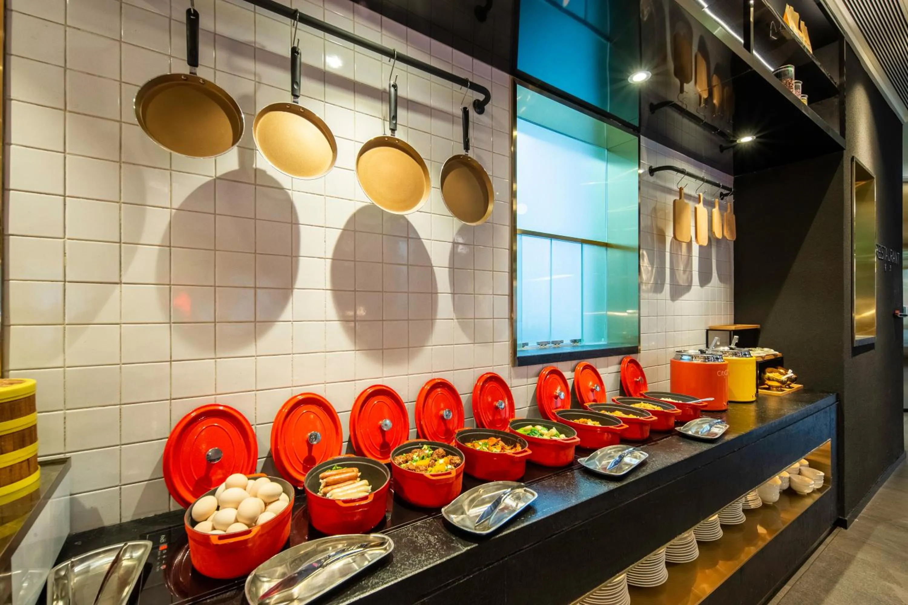 Buffet breakfast in CitiGO Hotel Tianjin Binjiang Road