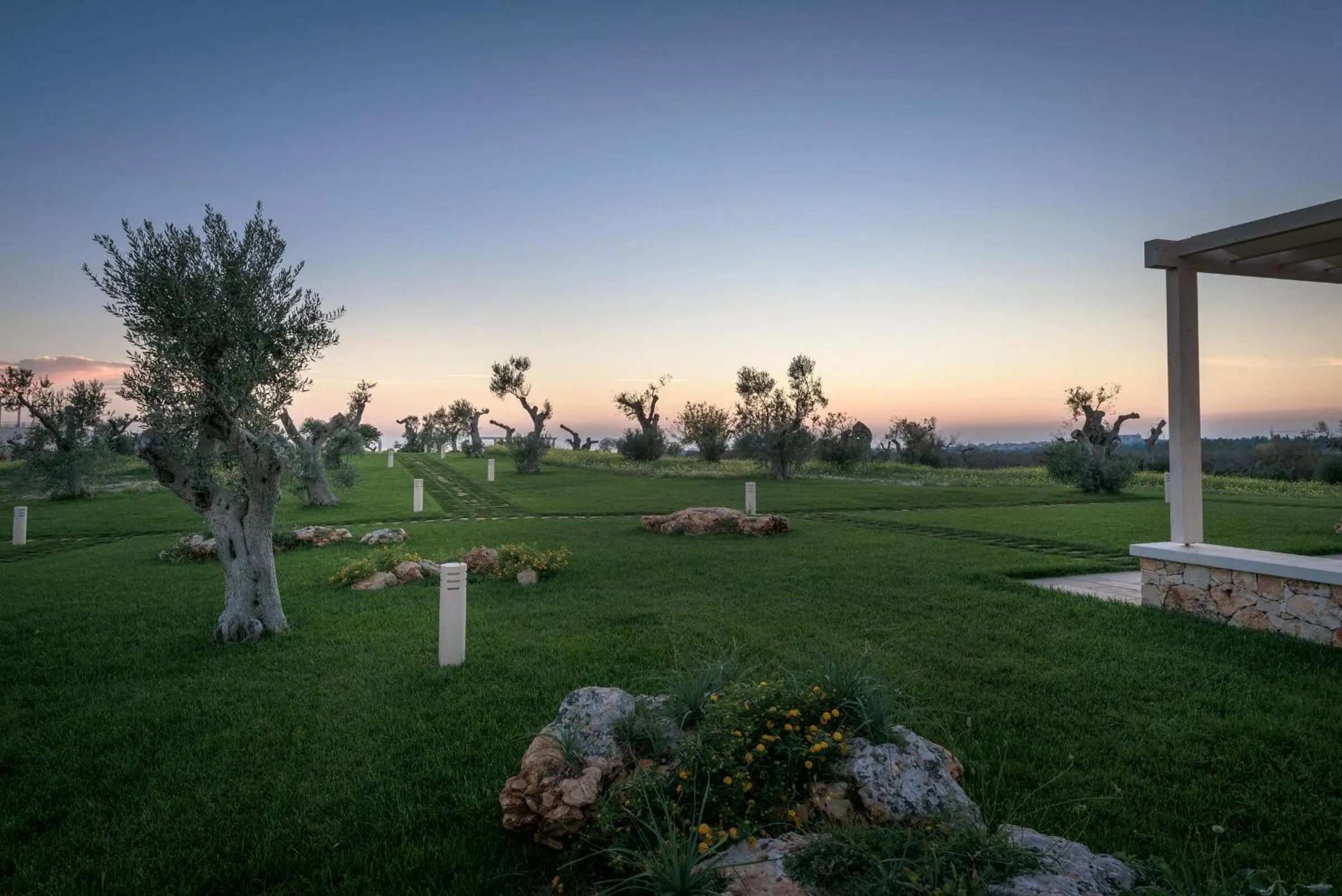 Garden in Tenuta Monticelli Bio Relais