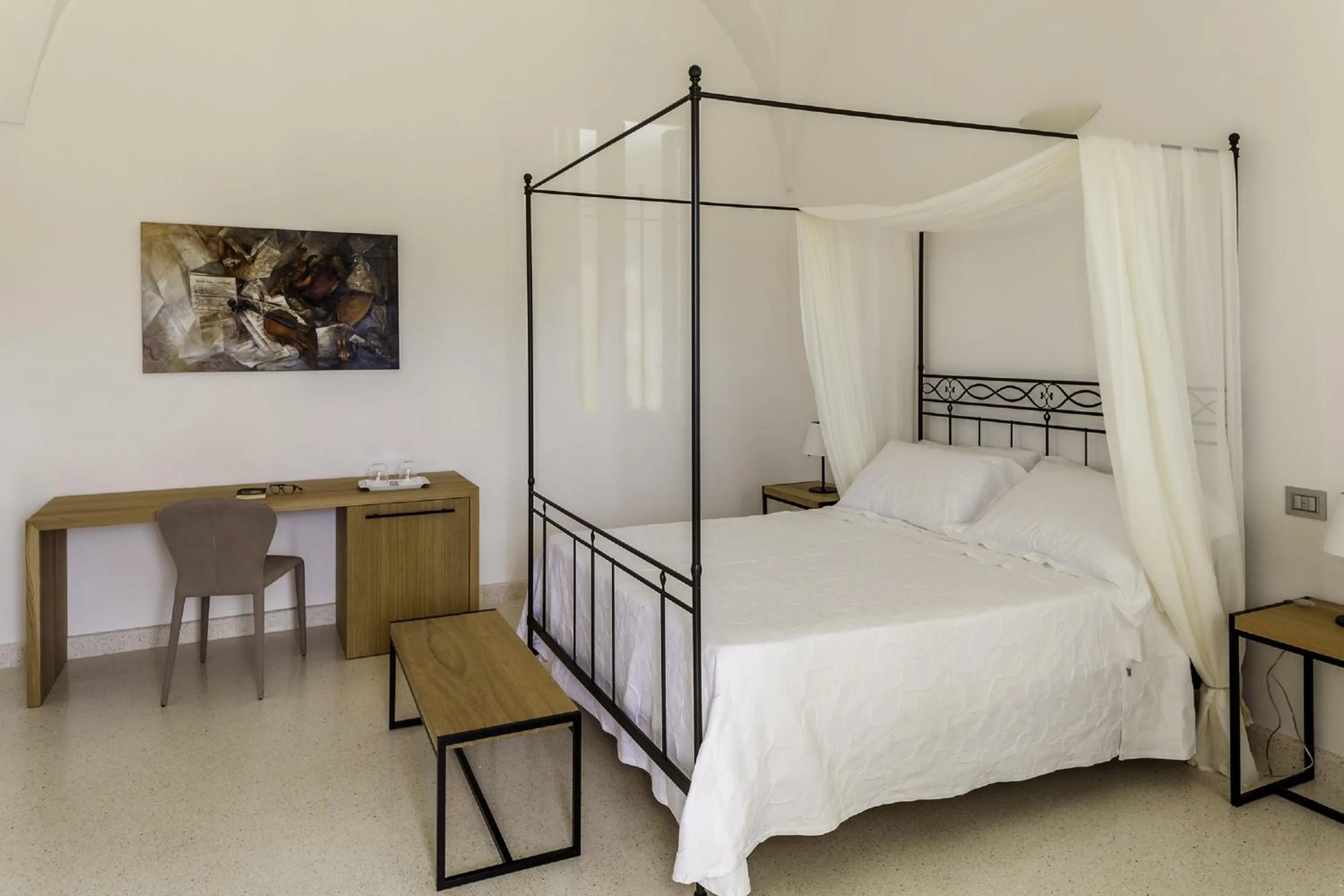 Bedroom, Bed in Tenuta Monticelli Bio Relais