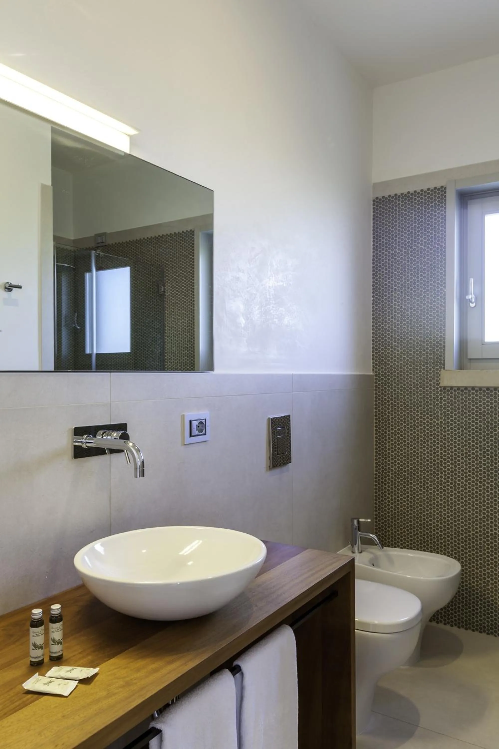 Bathroom in Tenuta Monticelli Bio Relais