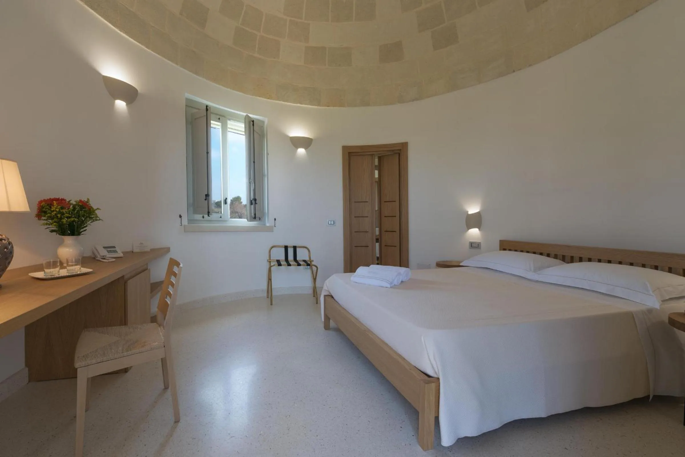 Photo of the whole room, Bed in Tenuta Monticelli Bio Relais