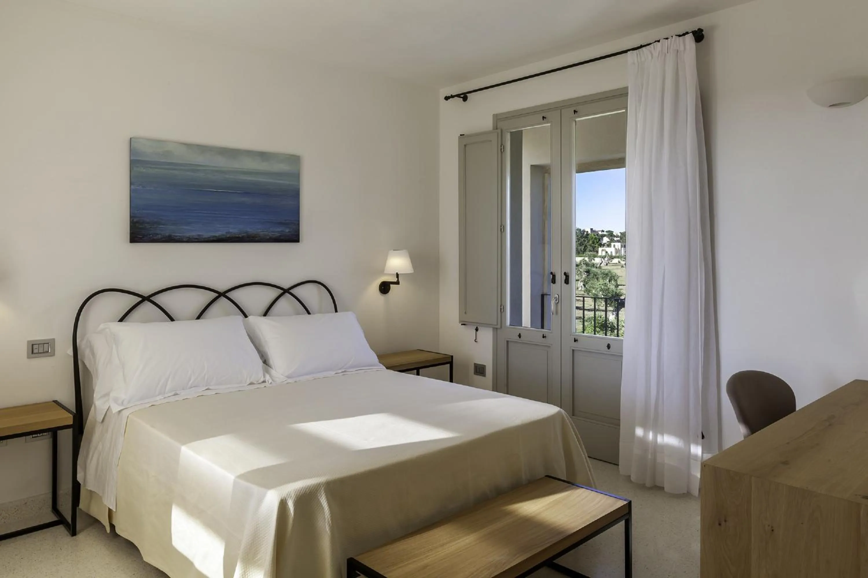 Bedroom, Bed in Tenuta Monticelli Bio Relais