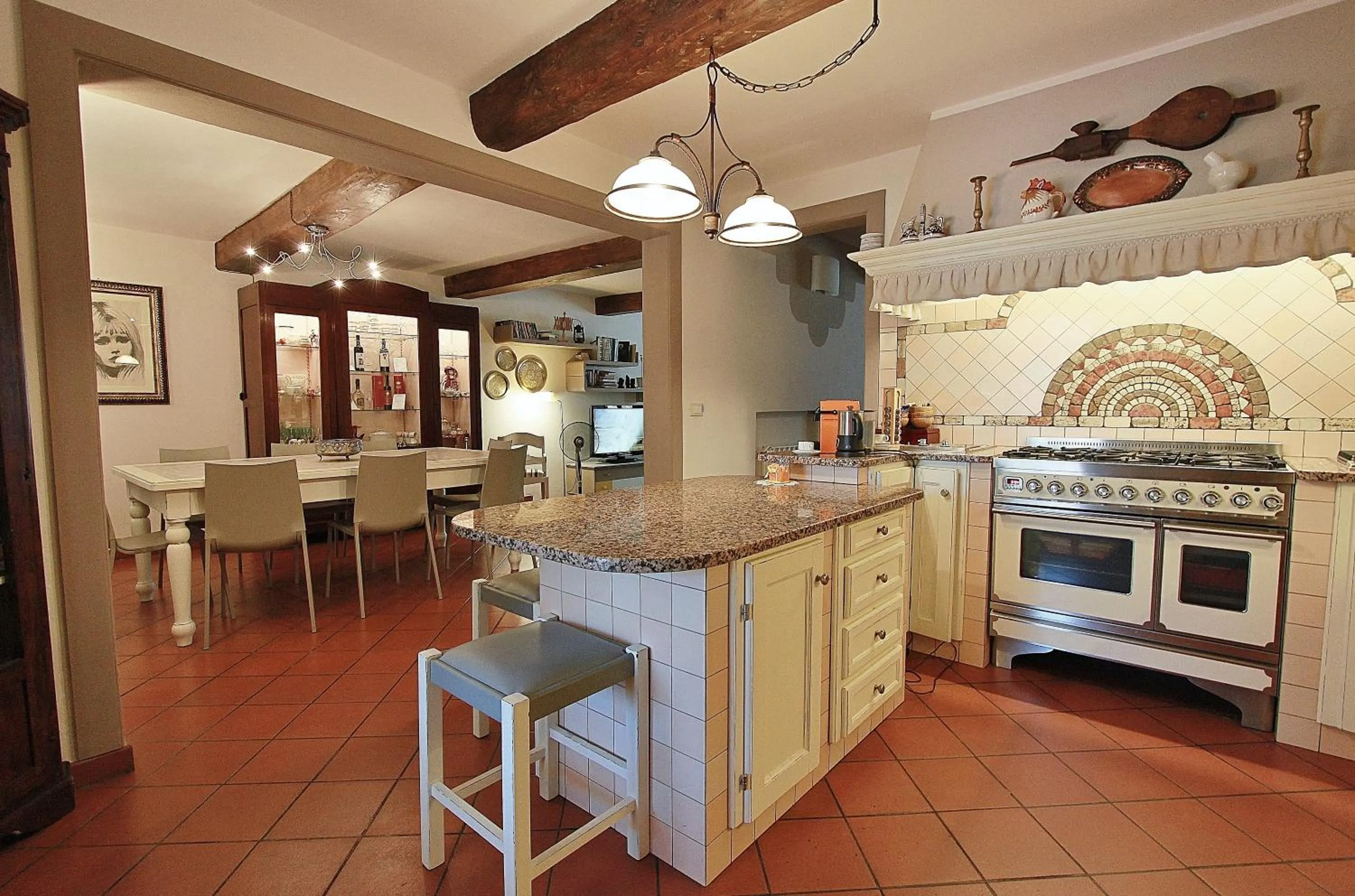 Communal kitchen in Il Fiore all'Occhiello
