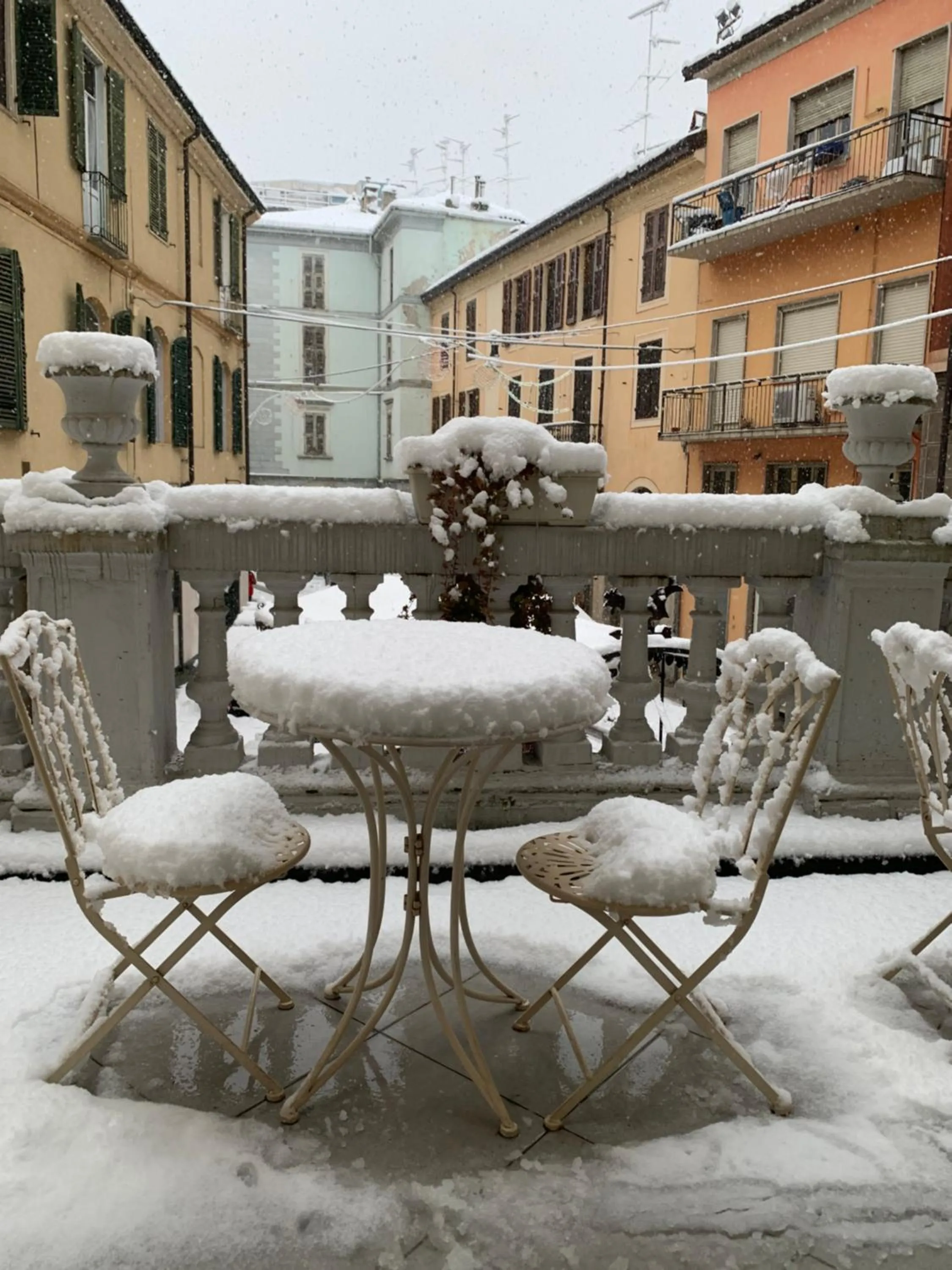 Balcony/Terrace in La Terrazza Vercelli Bed & Charme
