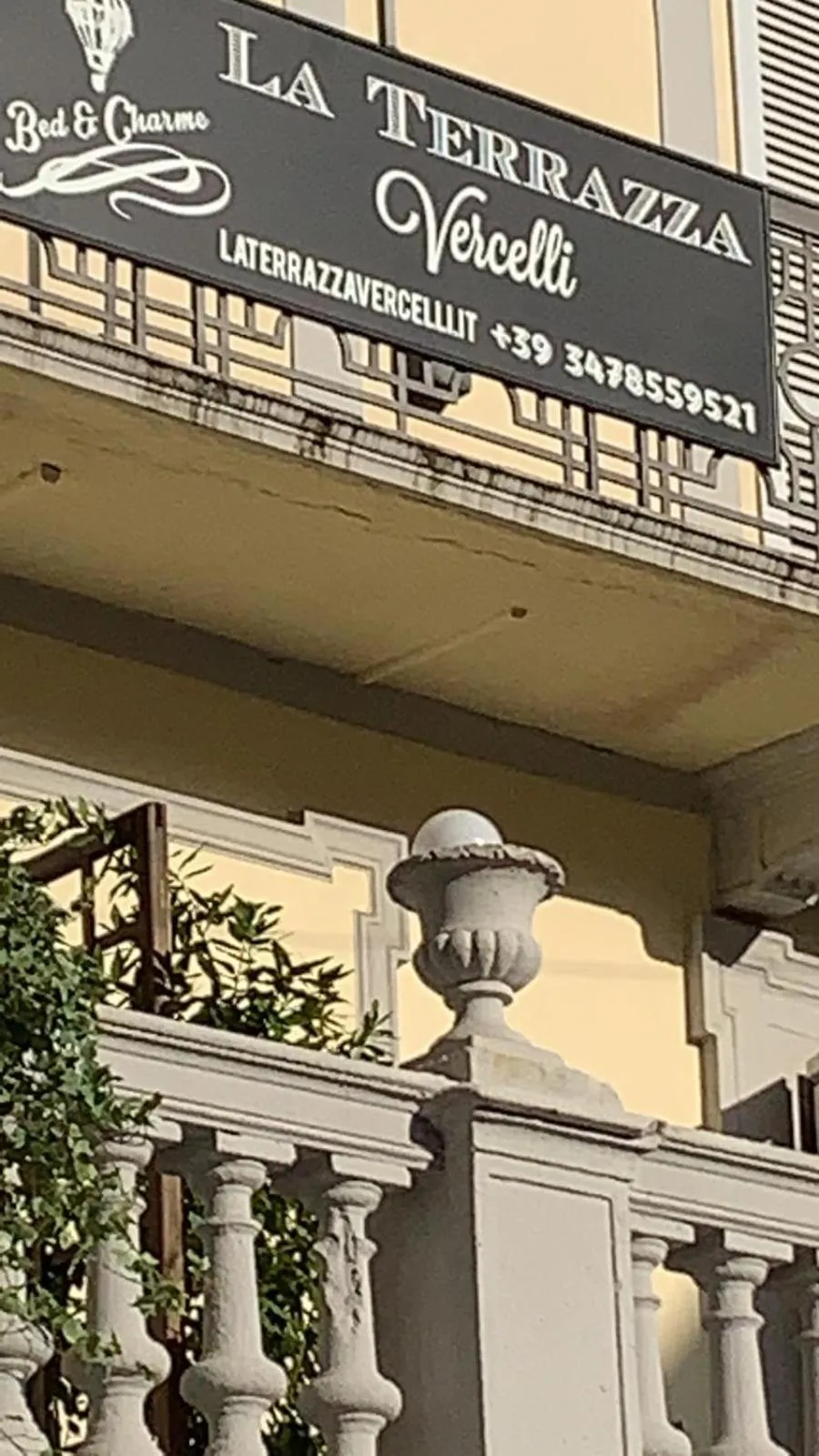 Property logo or sign in La Terrazza Vercelli Bed & Charme