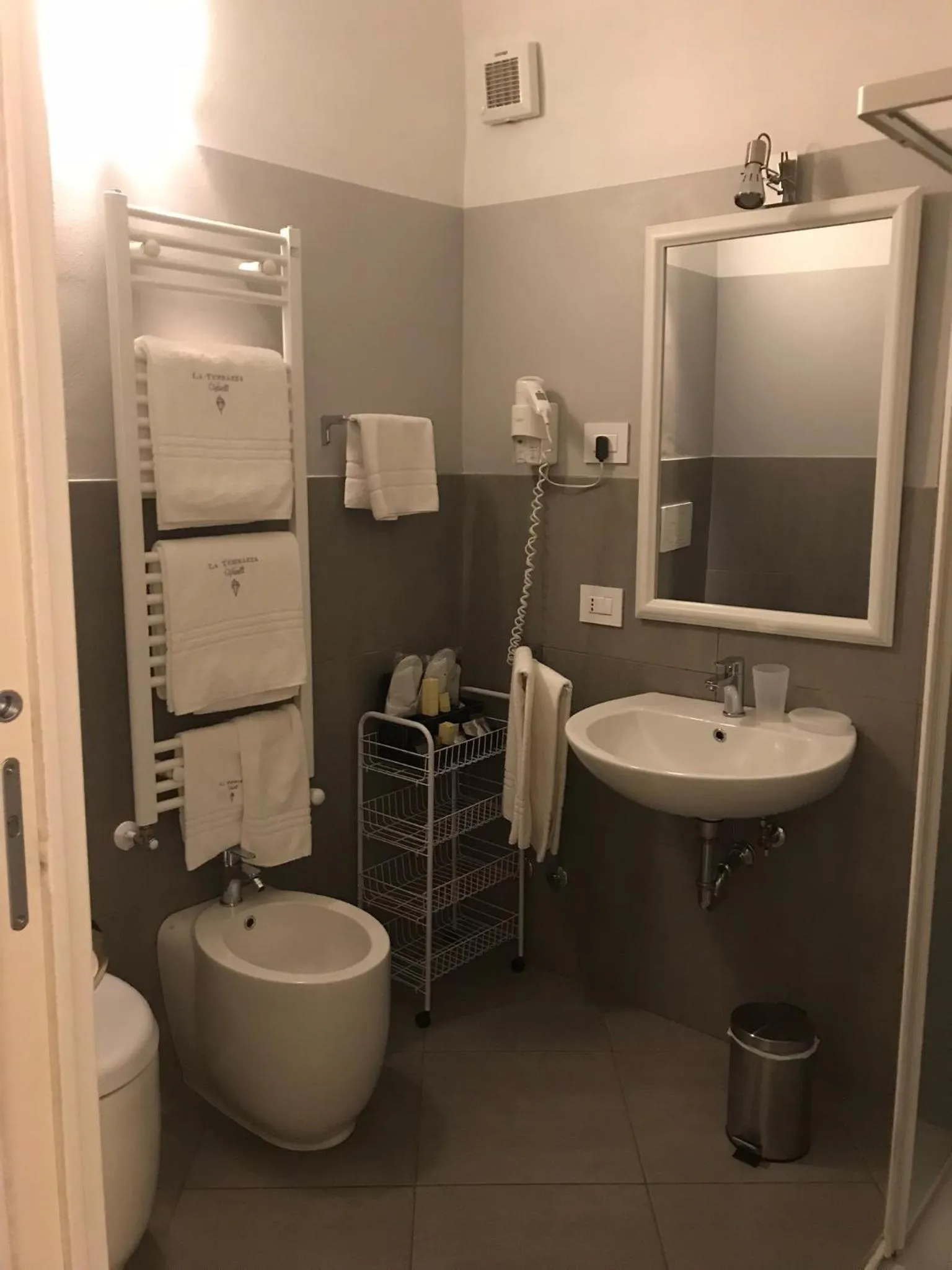 Bathroom in La Terrazza Vercelli Bed & Charme